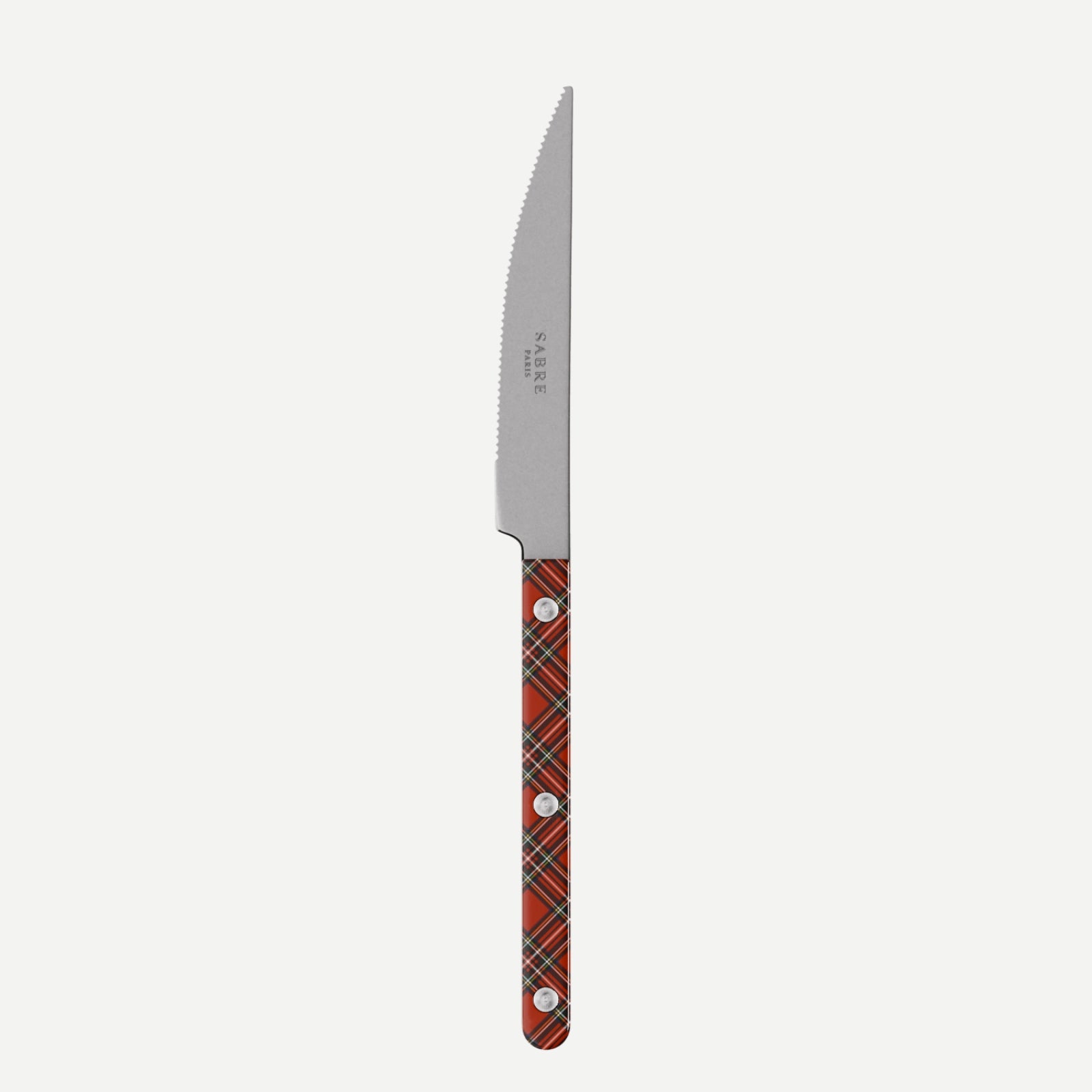 Bistrot Vintage Tartan, Red - Dinner knife