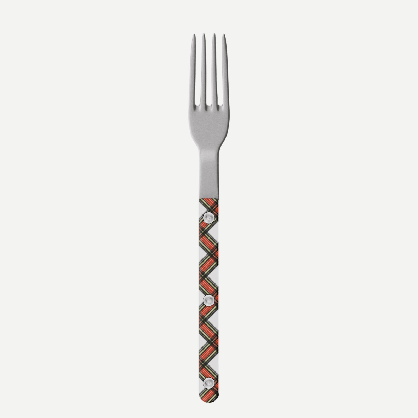Bistrot Vintage Tartan, White