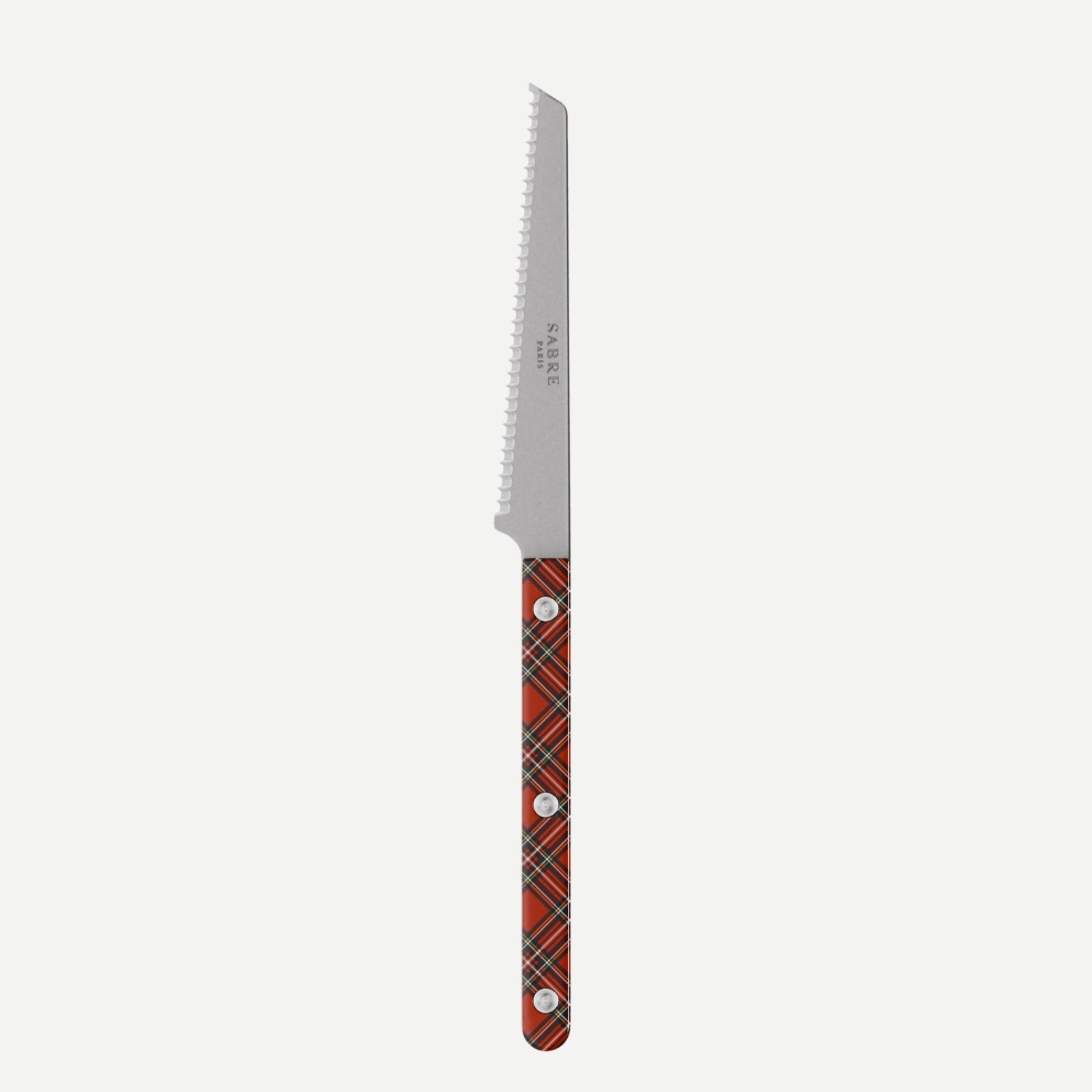 Bistrot Vintage Tartan, Red - Tomato knife