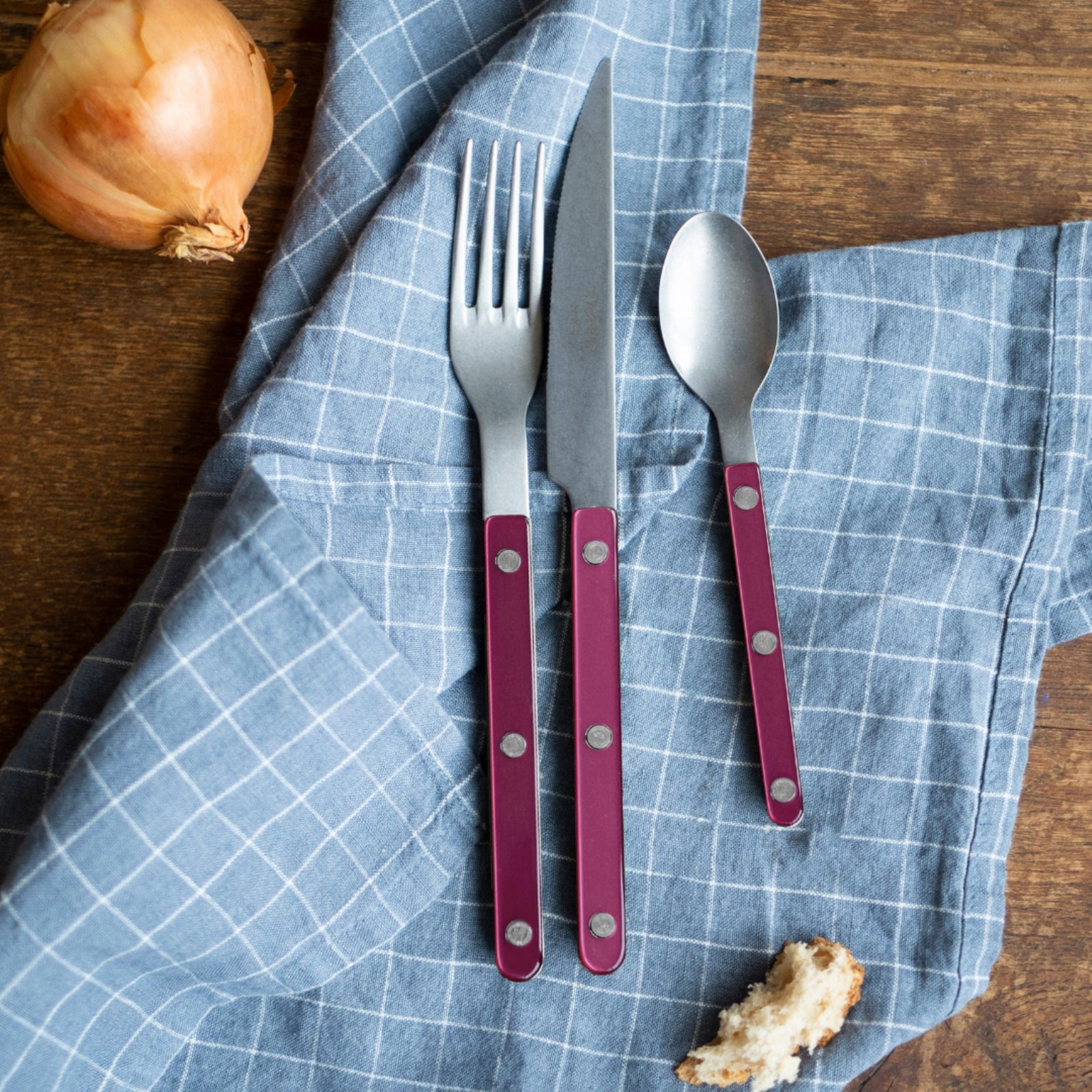 Bistrot Vintage Pearly, Aubergine - Dinner fork