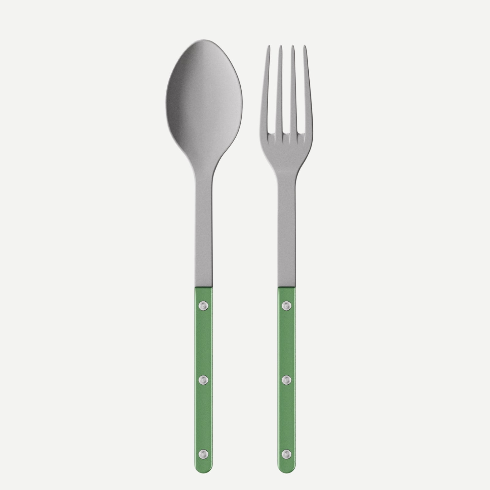 Bistrot Vintage Pearly, Garden green - Serving set