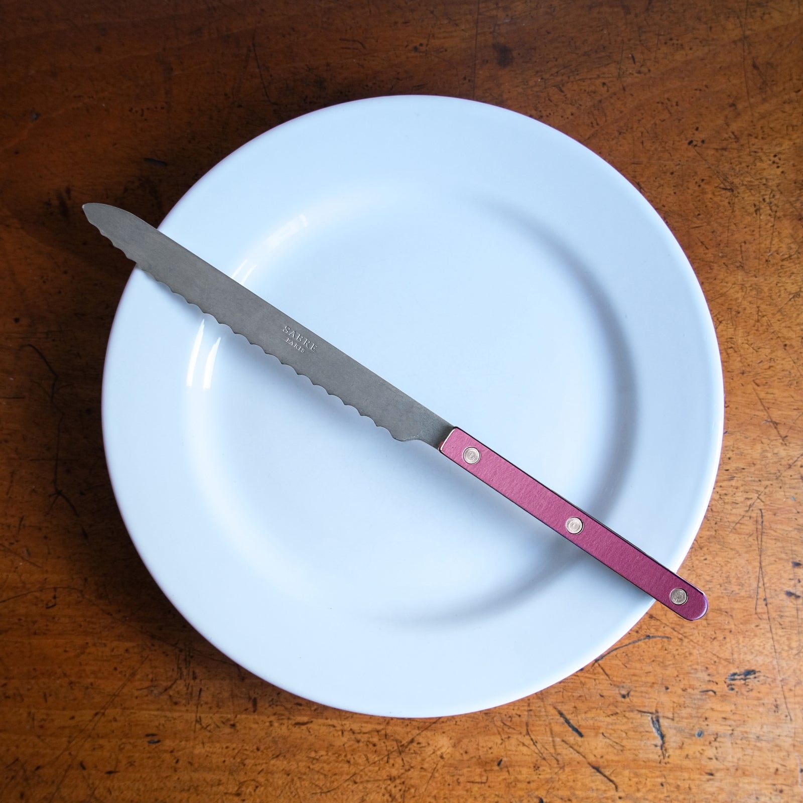 Bistrot Vintage Pearly, Aubergine - Bread knife