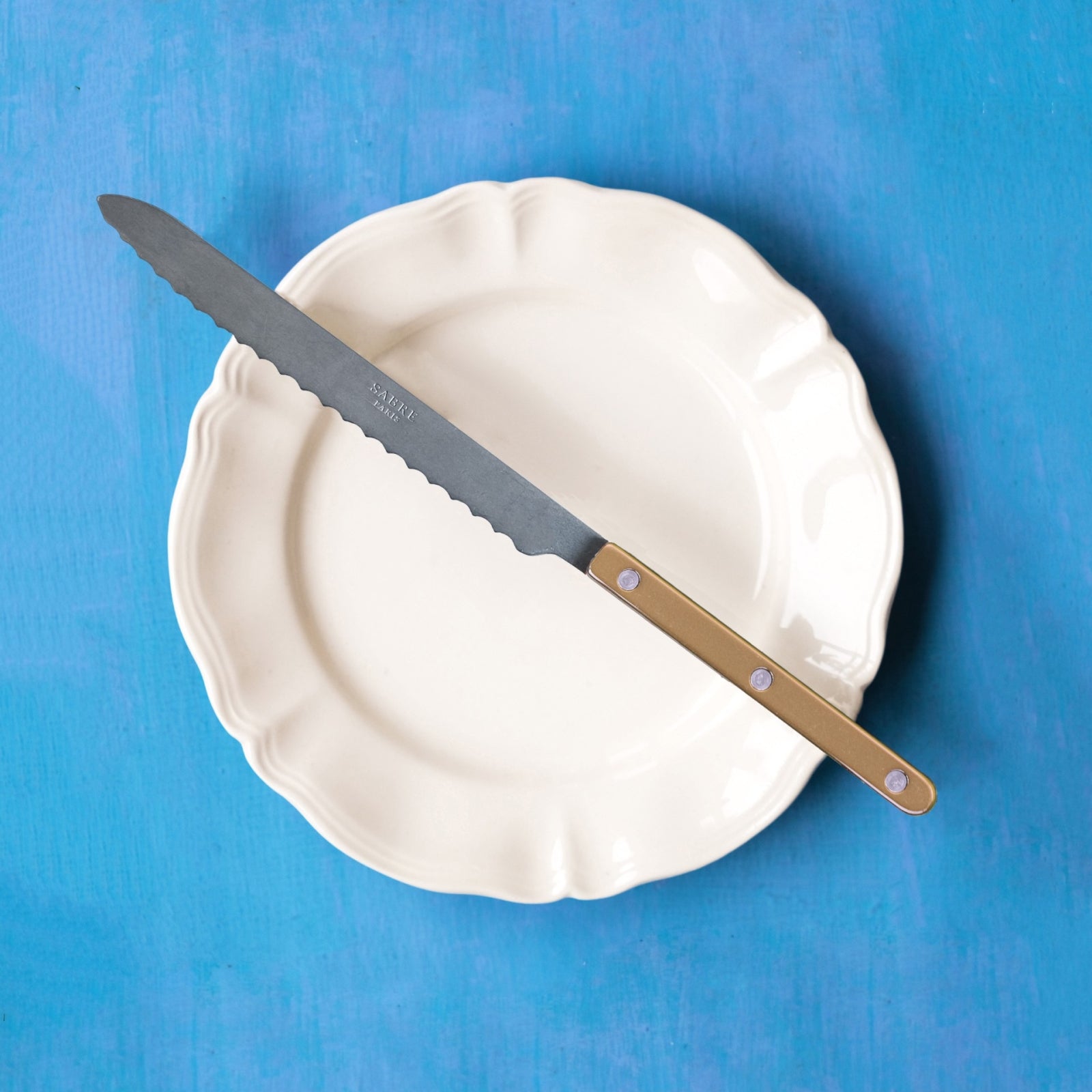 Bistrot Vintage Pearly, Caramel - Bread knife