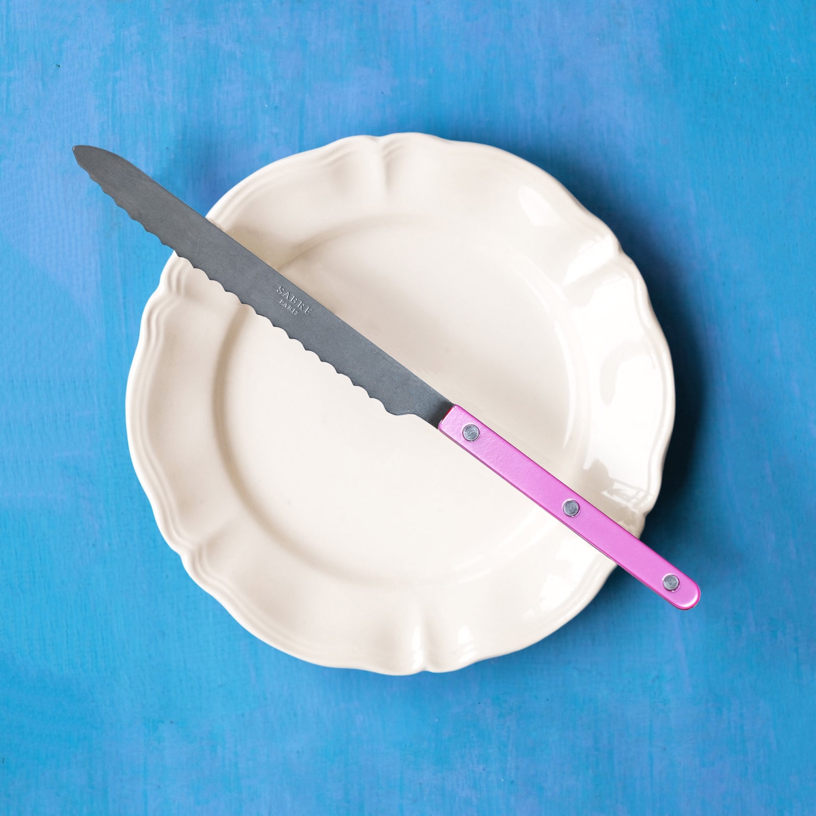 Bistrot Vintage Pearly, Pink - Bread knife