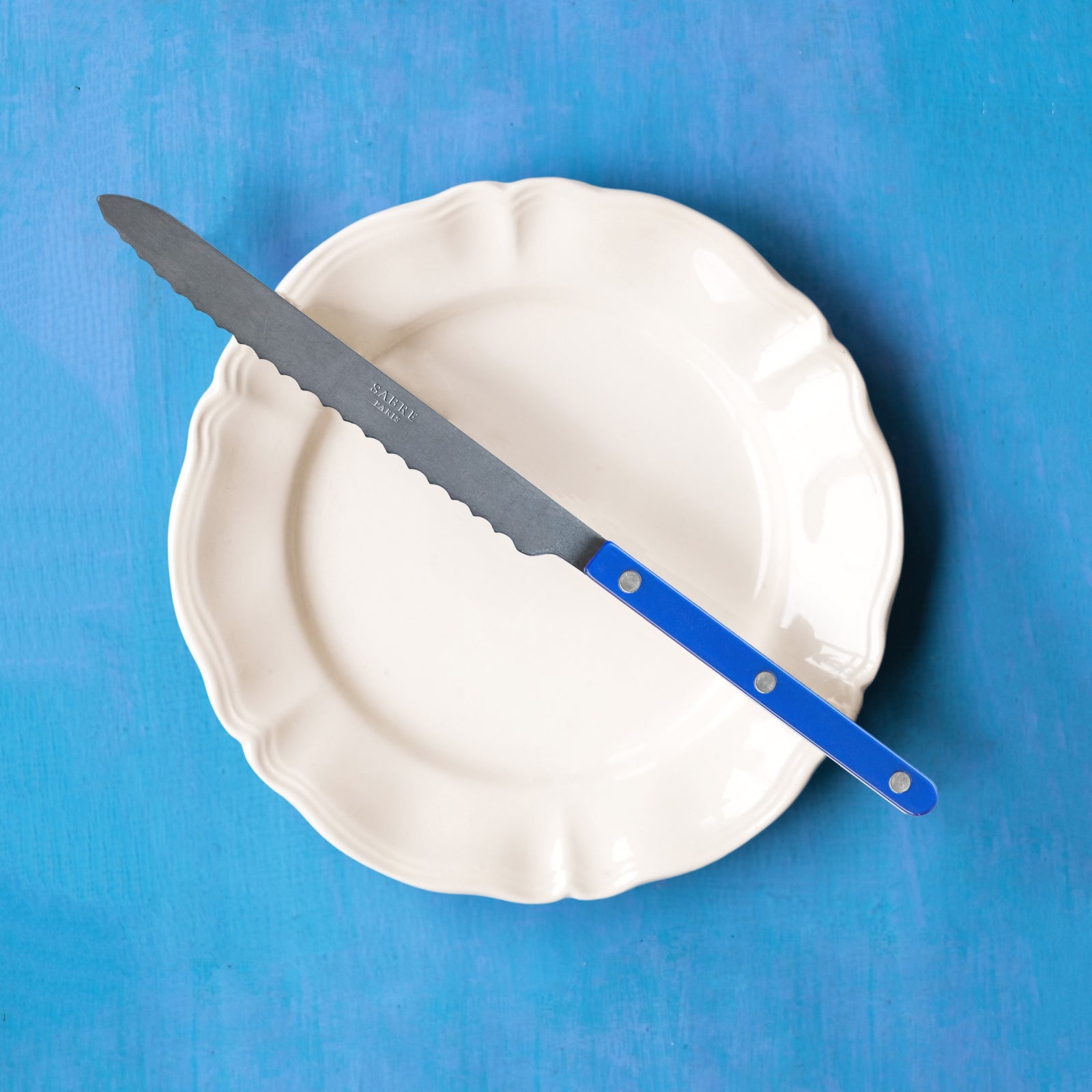 Bistrot Vintage Pearly, Lapis blue - Bread knife