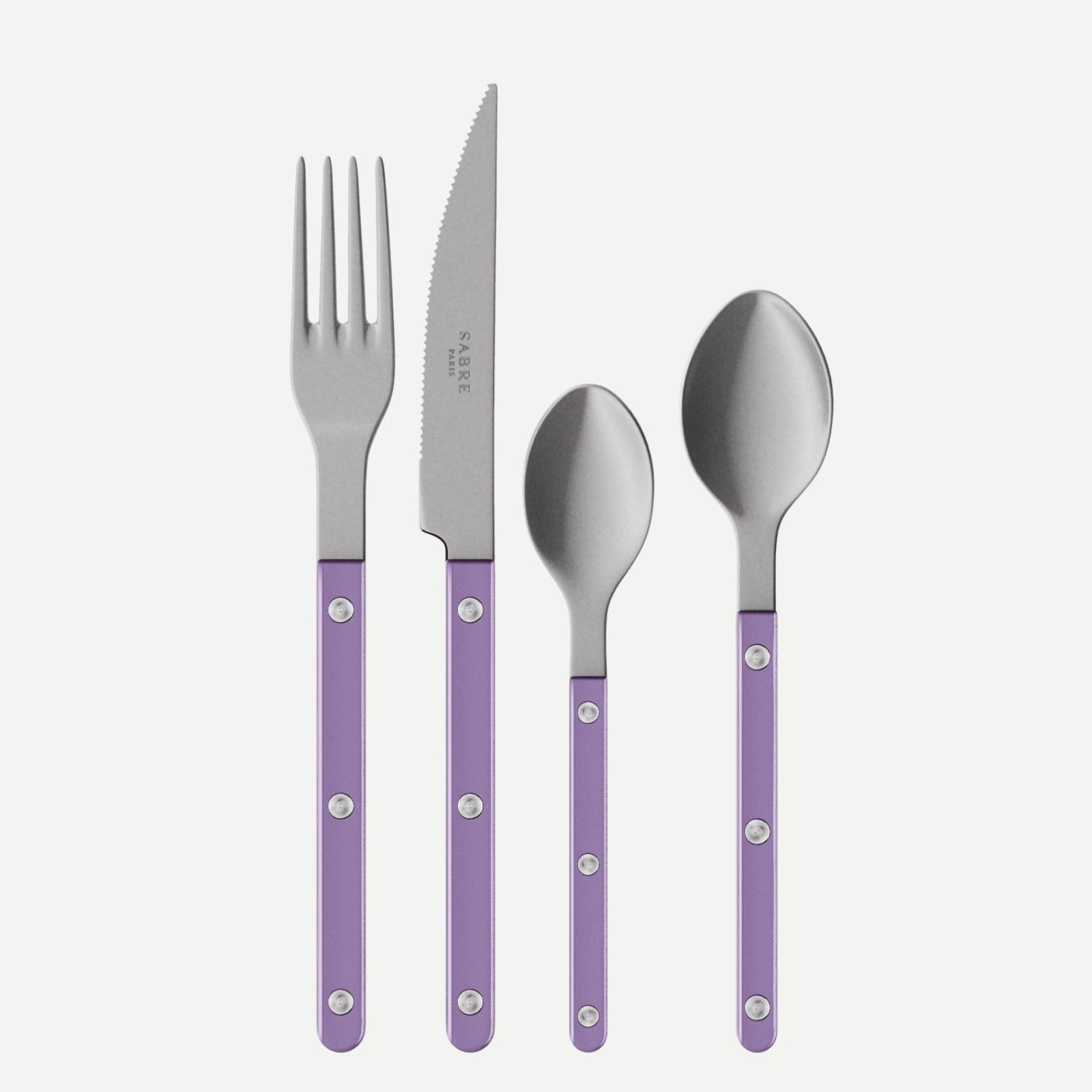 Bistrot Vintage Pearly, Purple - 32 pieces cutlery set