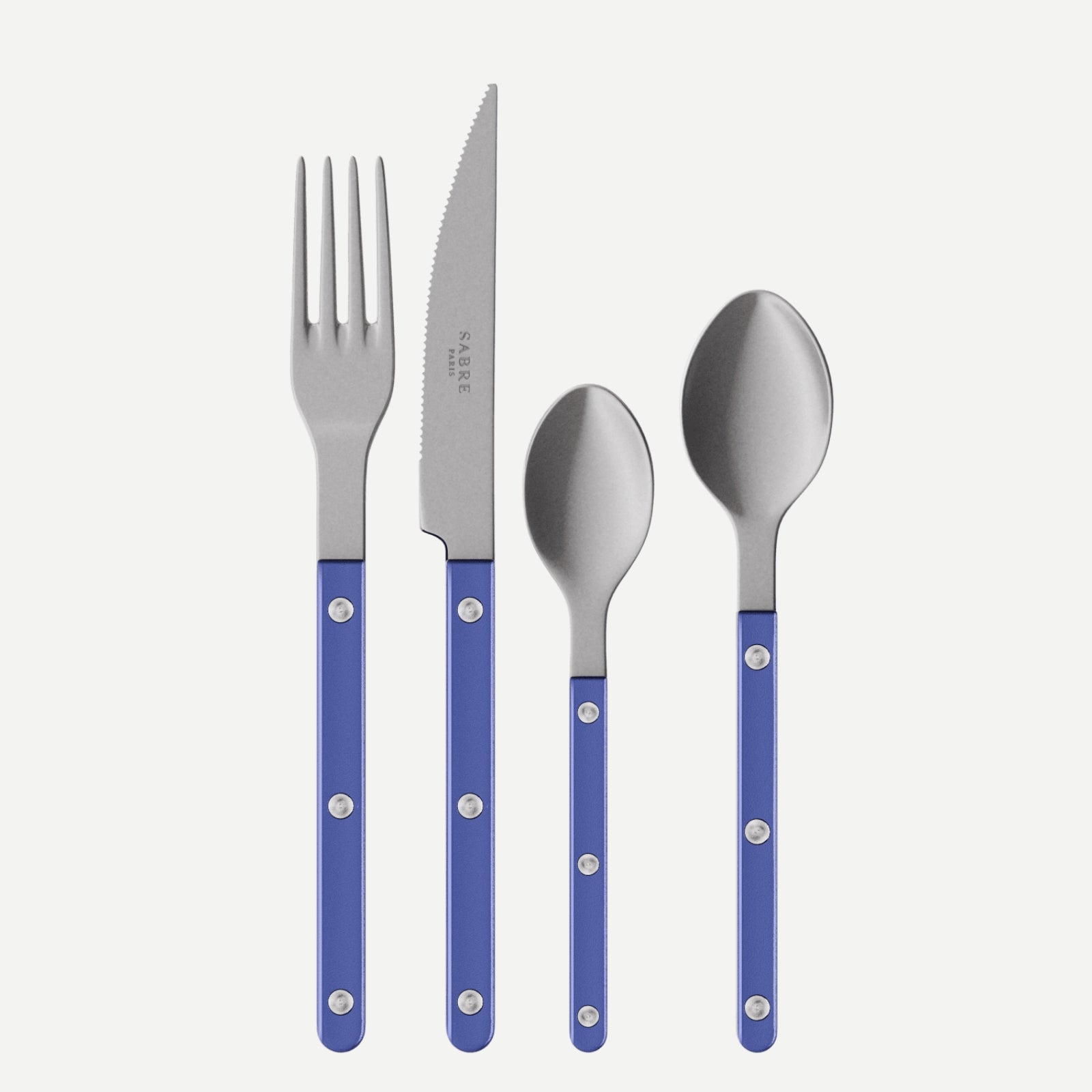 Bistrot Vintage Pearly, Lapis blue - 4 pieces cutlery set