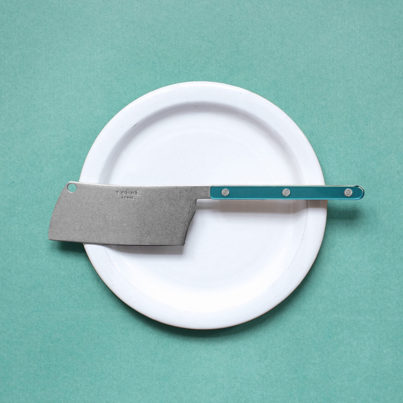 Bistrot Vintage Pearly, Turquoise - Cheese cleaver
