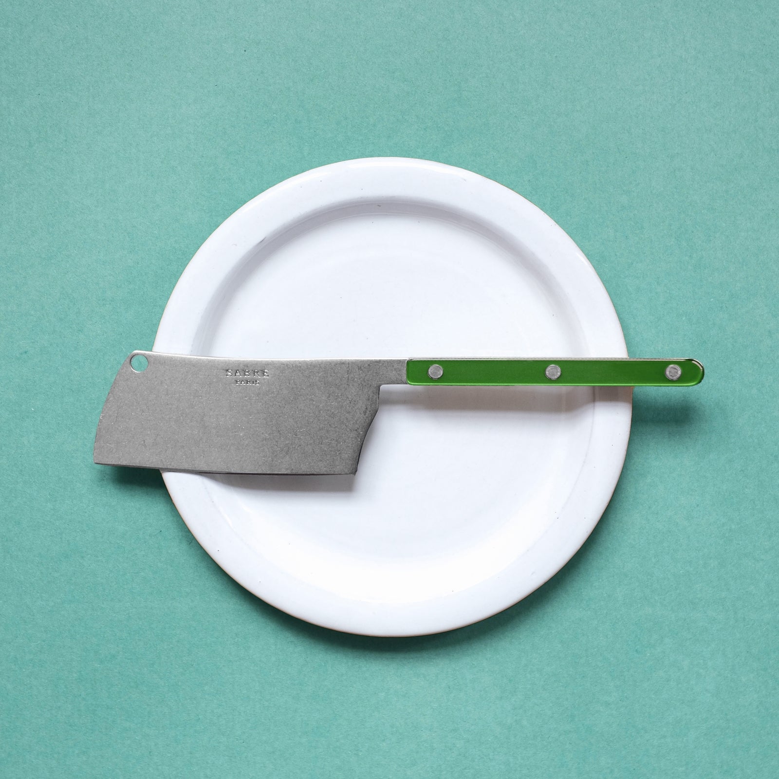 Bistrot Vintage Pearly, Garden green - Cheese cleaver