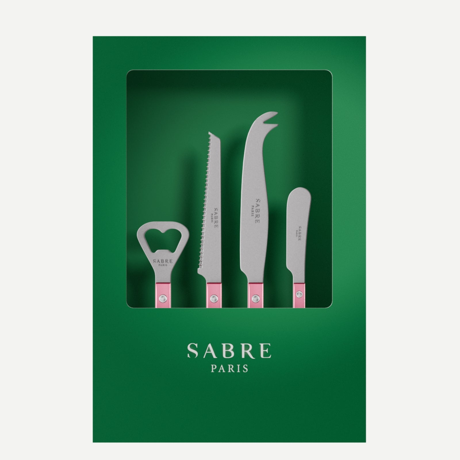 Bistrot Vintage Pearly, Soft pink - Box of Aperitif Set