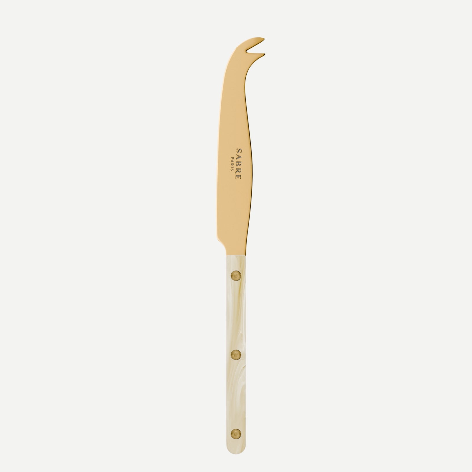 Bistrot Gold Horn, Faux Horn - Cheese knife large