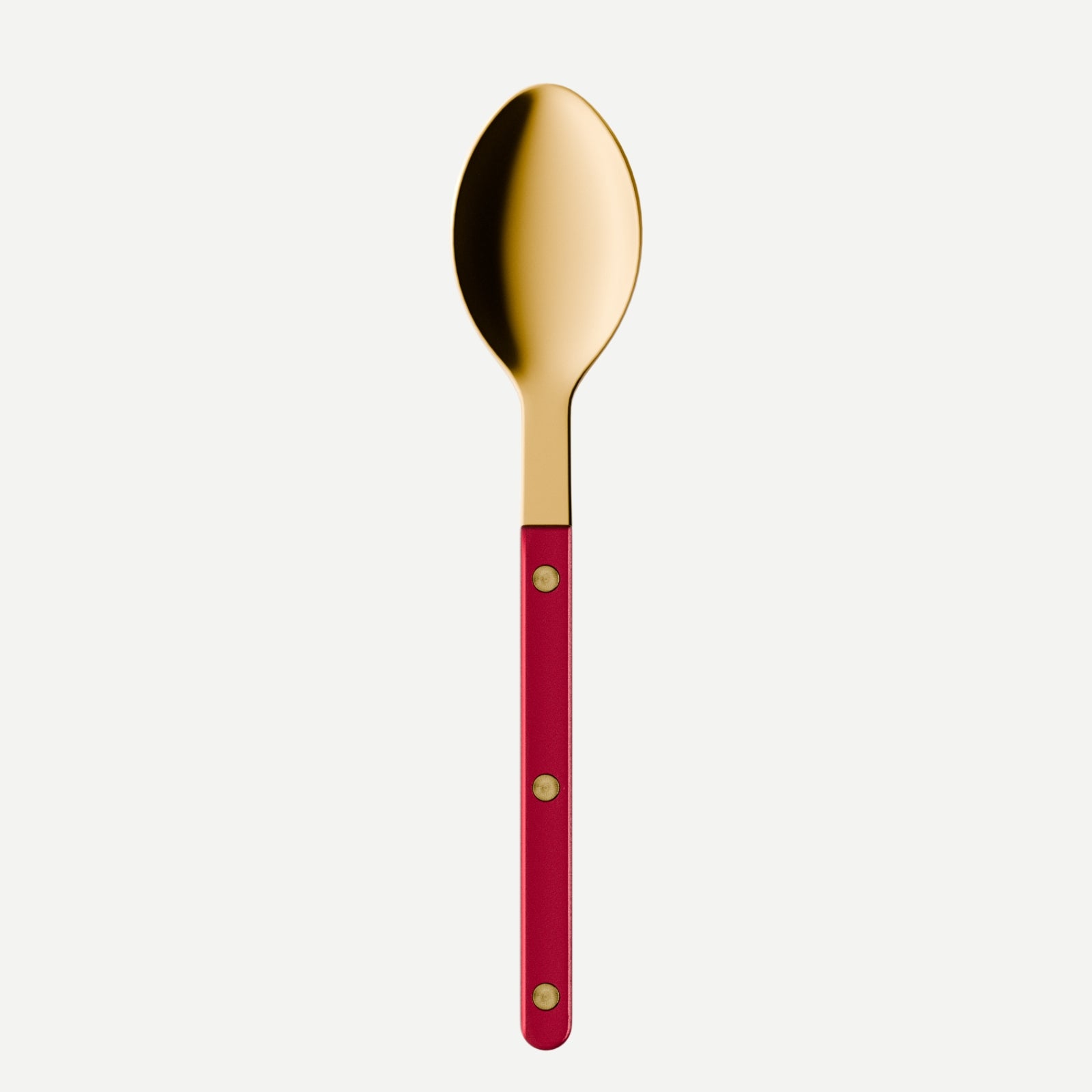 Bistrot Gold color Pearly, Red - Soup spoon