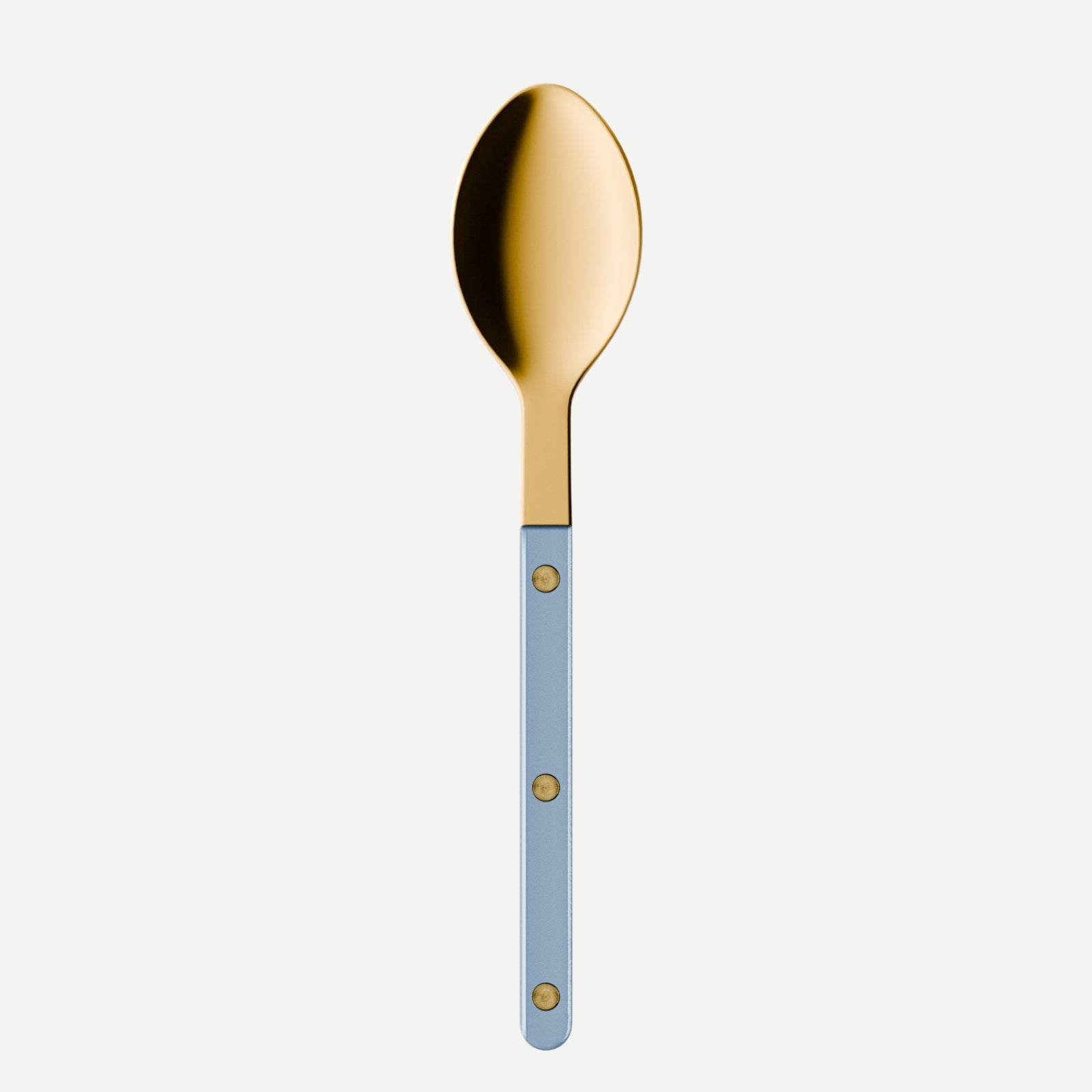 Bistrot Gold Pearly, Light blue - Soup spoon