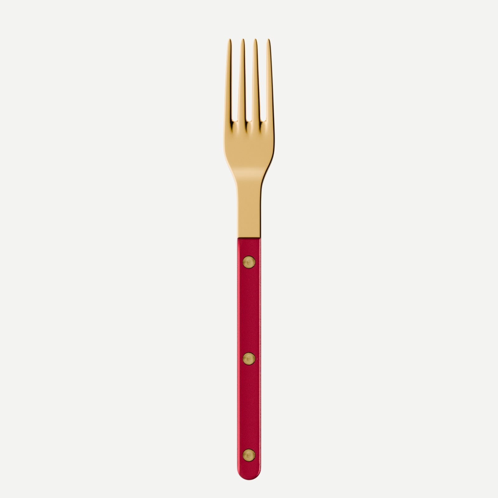 Bistrot Gold color Pearly, Red - Dinner fork