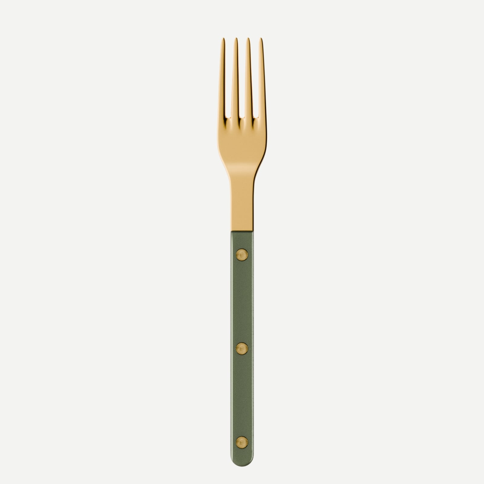 Bistrot Gold color Pearly, Dark green - Dinner fork