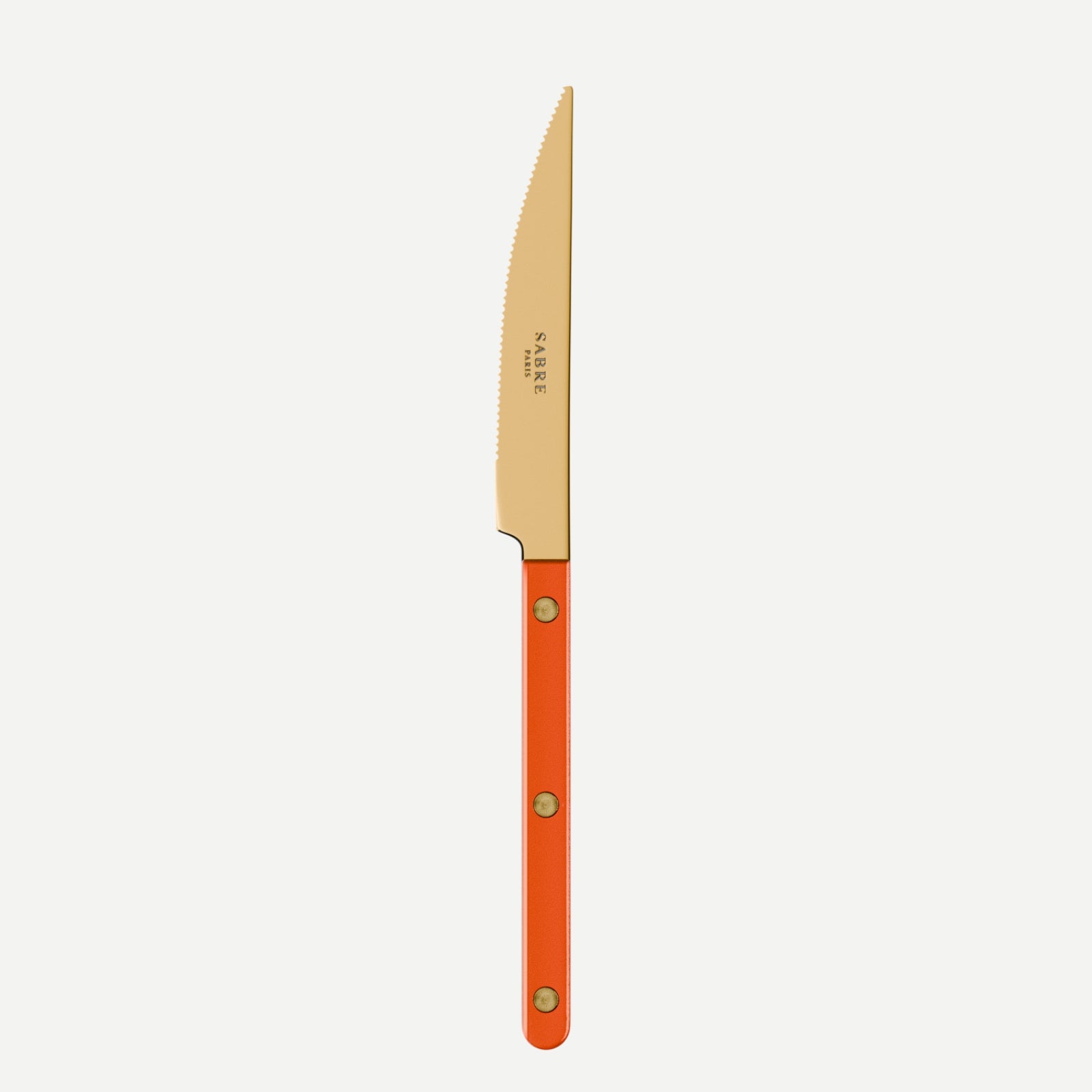 Bistrot Gold Pearly, Orange - Dinner knife