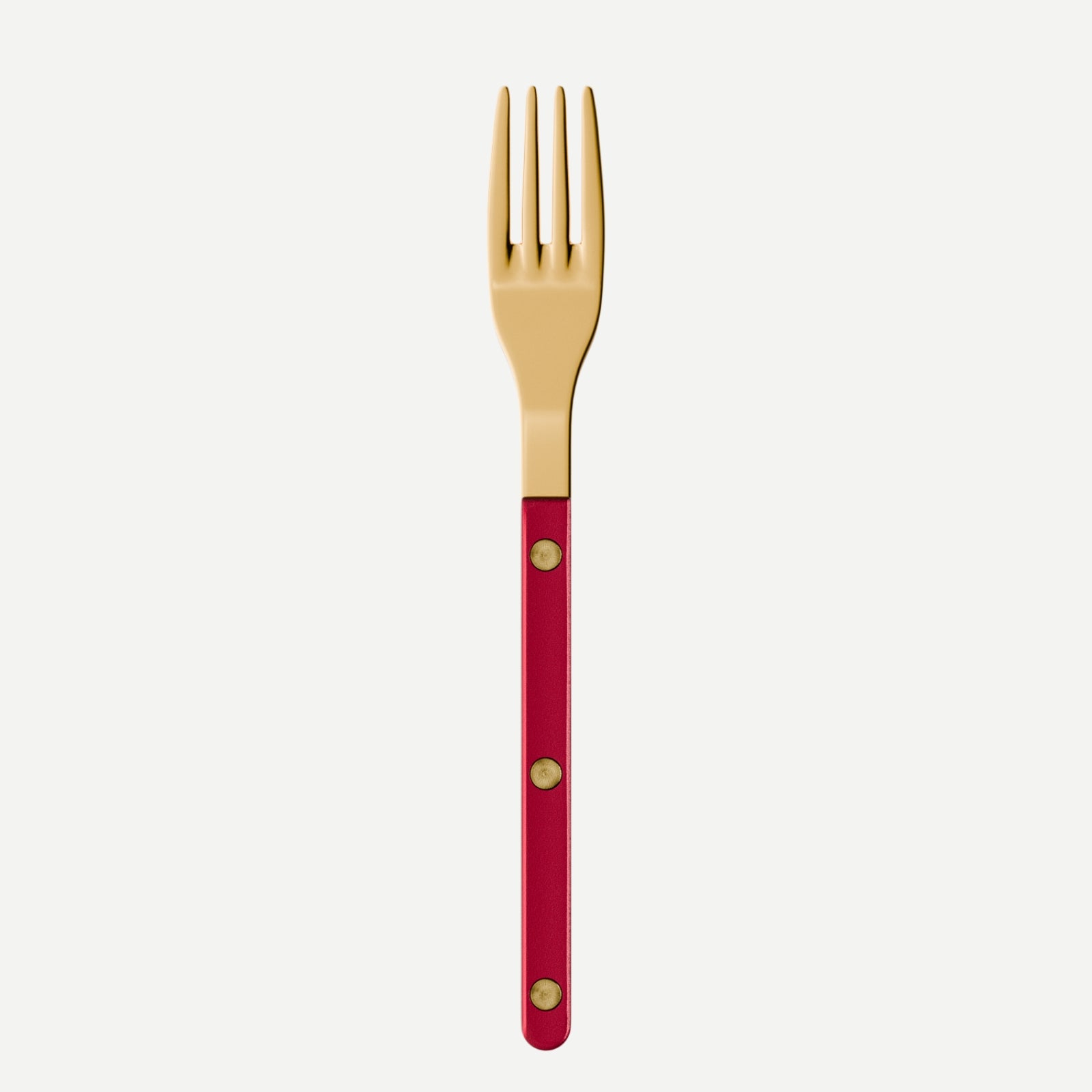 Bistrot Gold color Pearly, Red - Salad fork