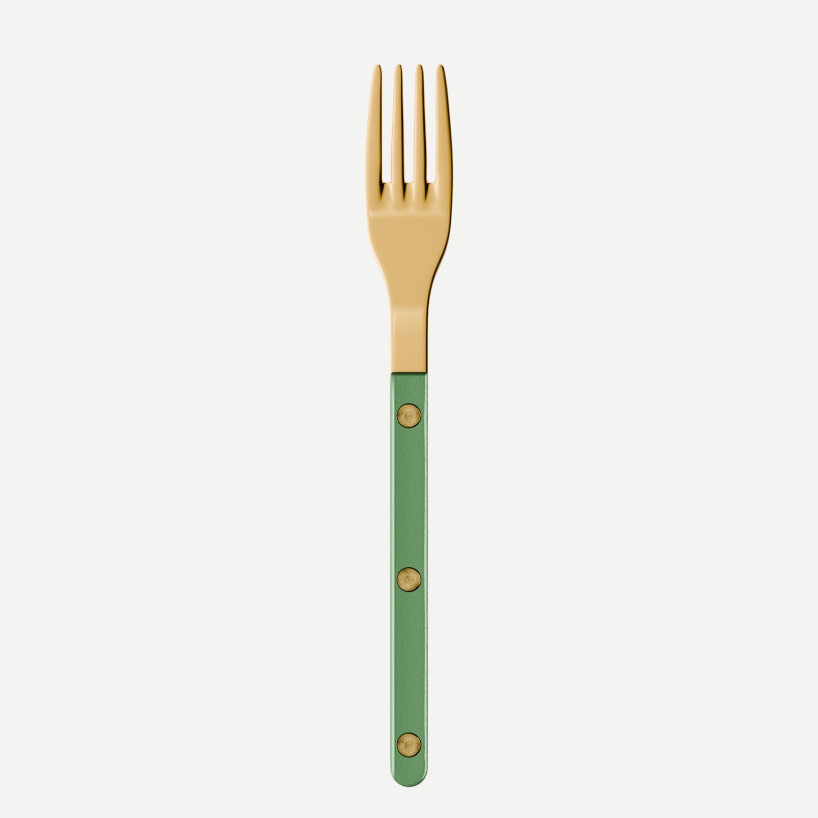 Bistrot Gold color Pearly, Garden green - Salad fork