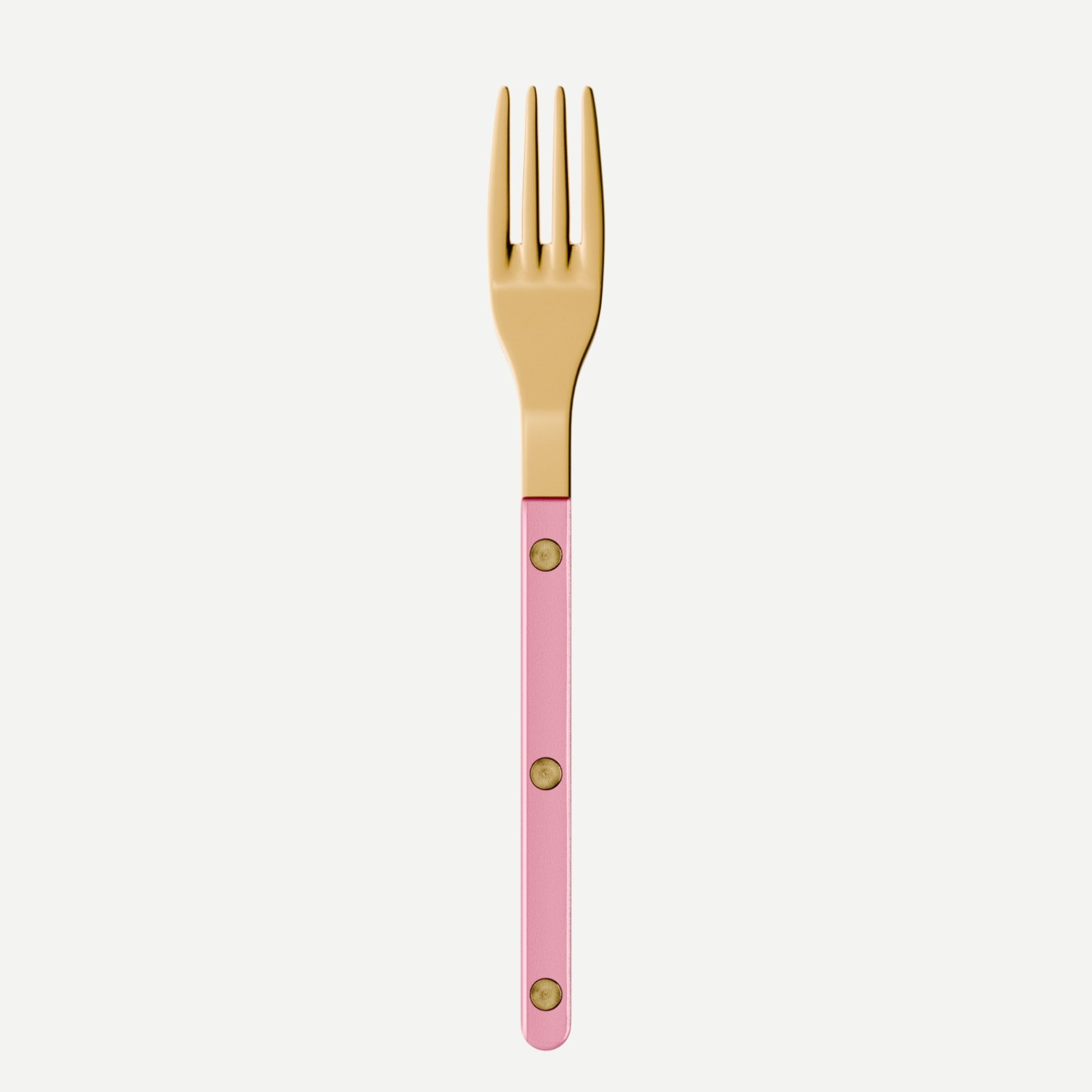 Bistrot Gold color Pearly, Soft pink - Salad fork