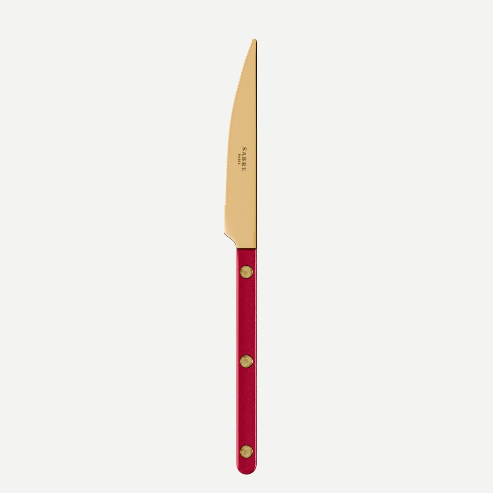 Bistrot Gold Pearly, Red - Dessert knife