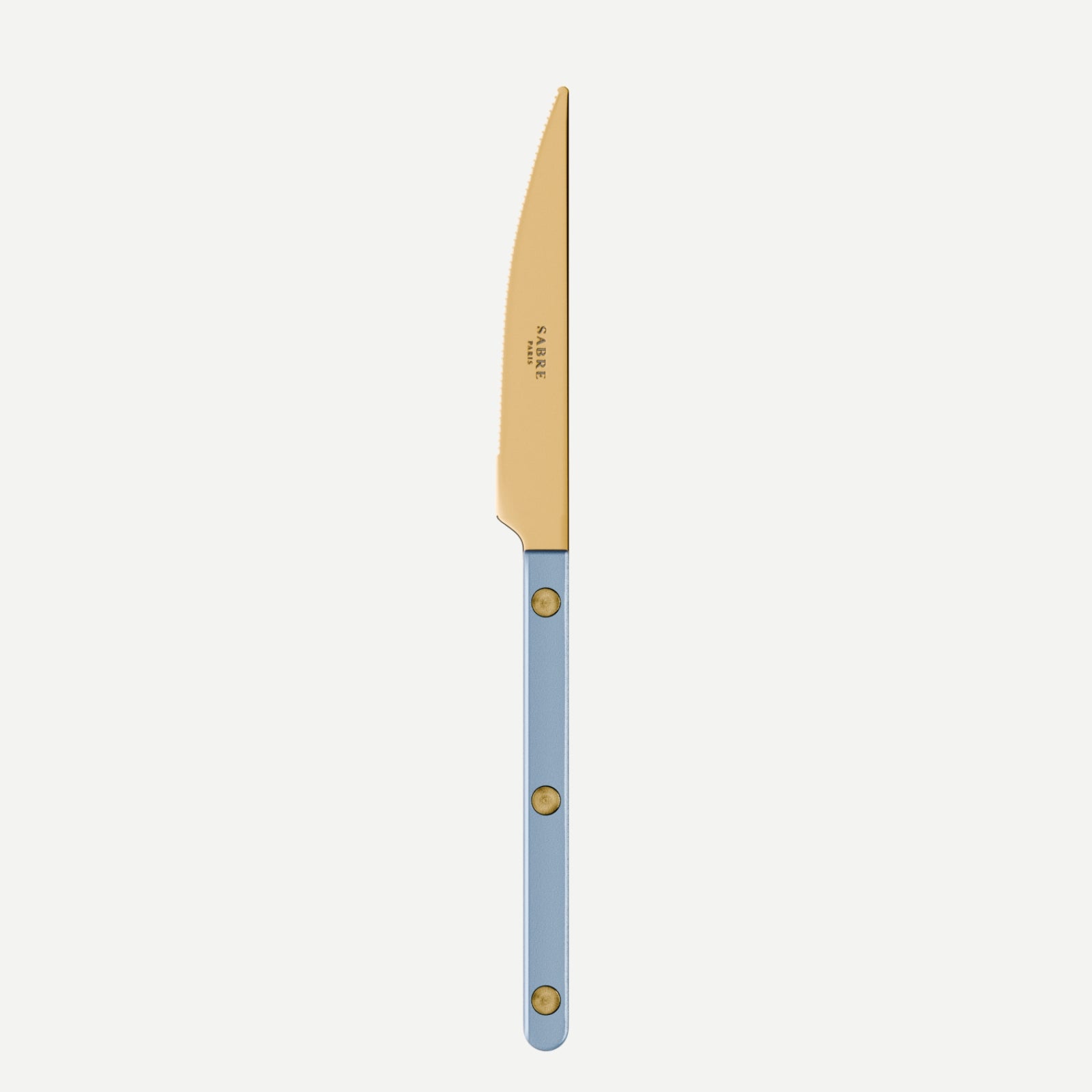 Bistrot Gold Pearly, Light blue - Dessert knife