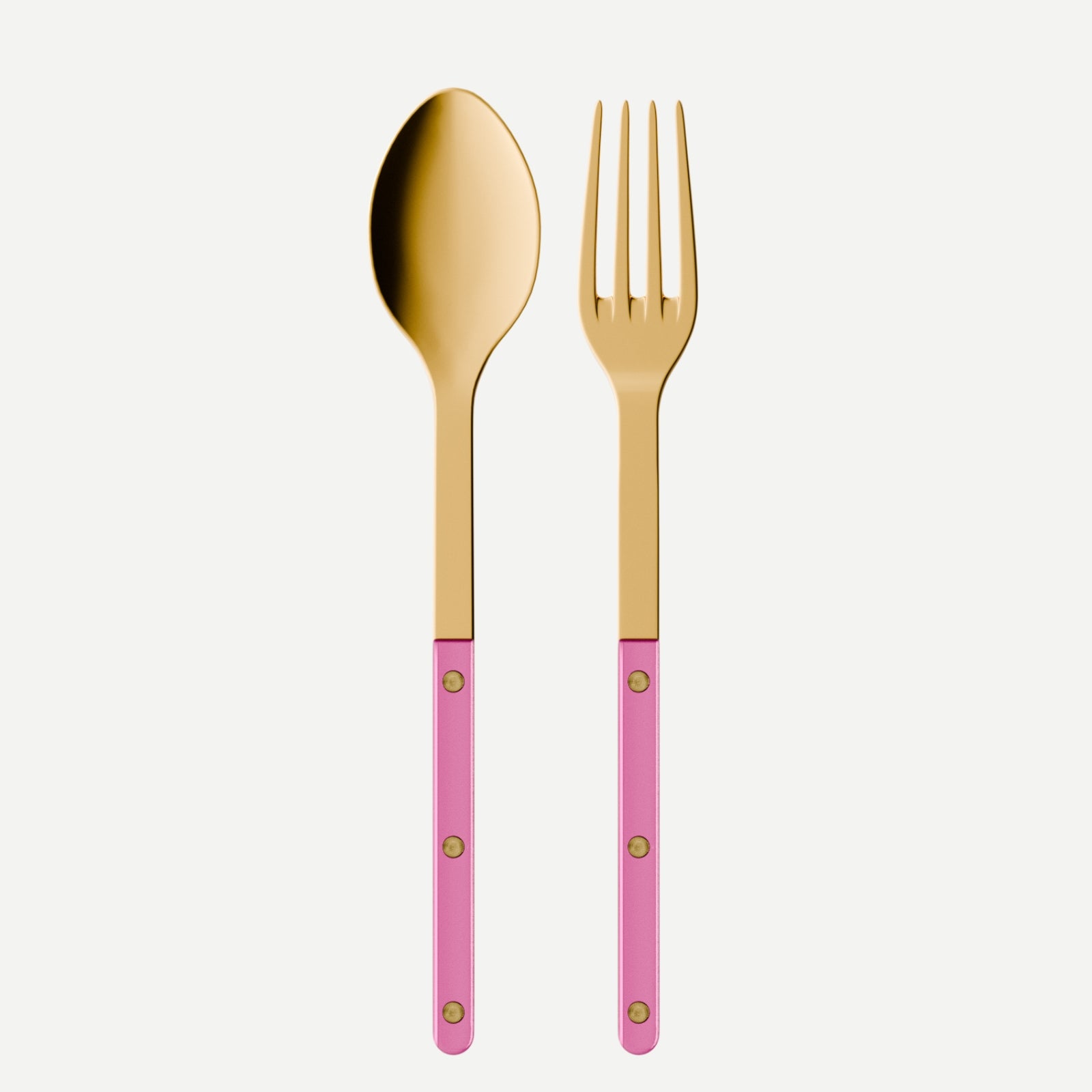 Bistrot Gold Pearly, Pink - Serving set