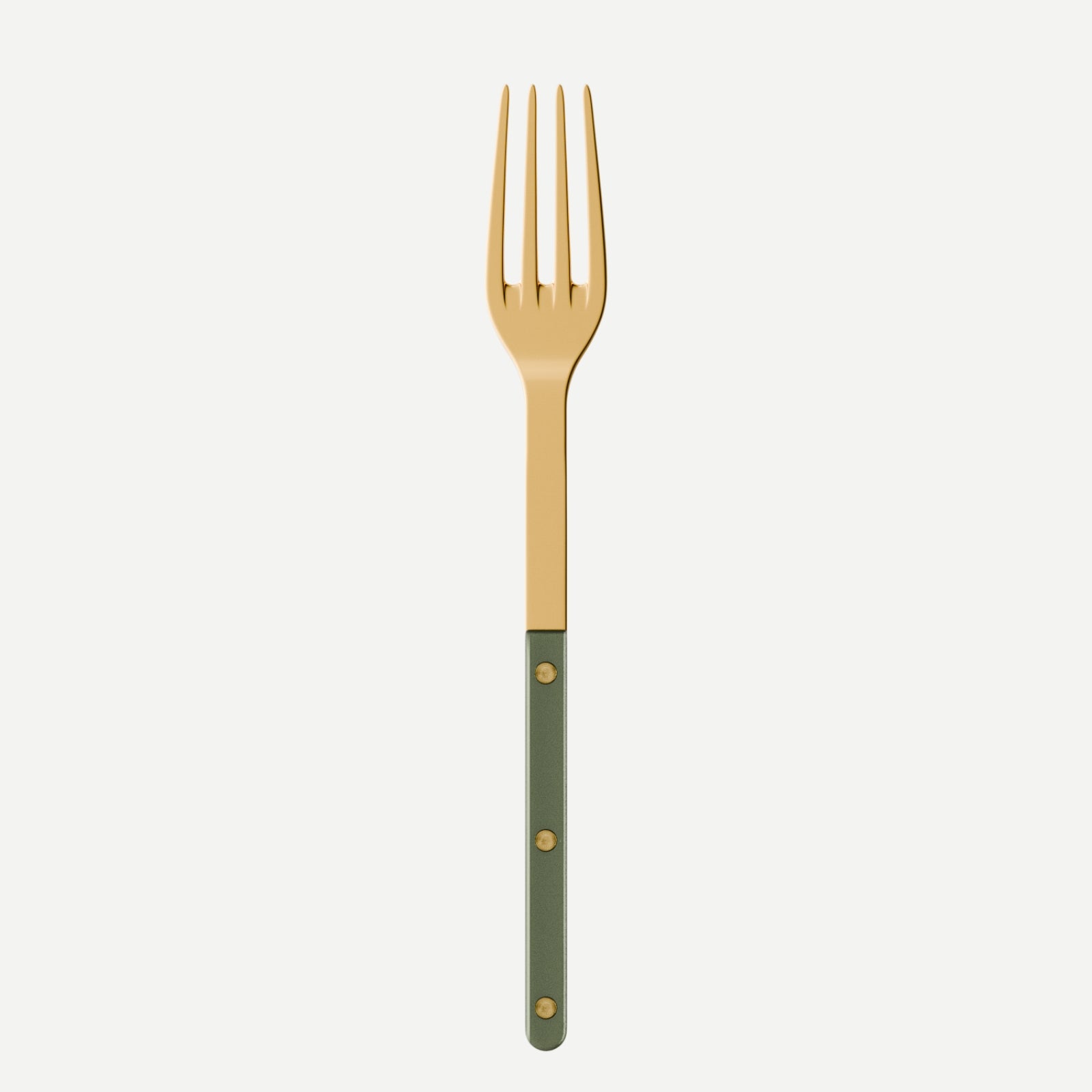 Bistrot Gold Pearly, Dark green - Serving fork