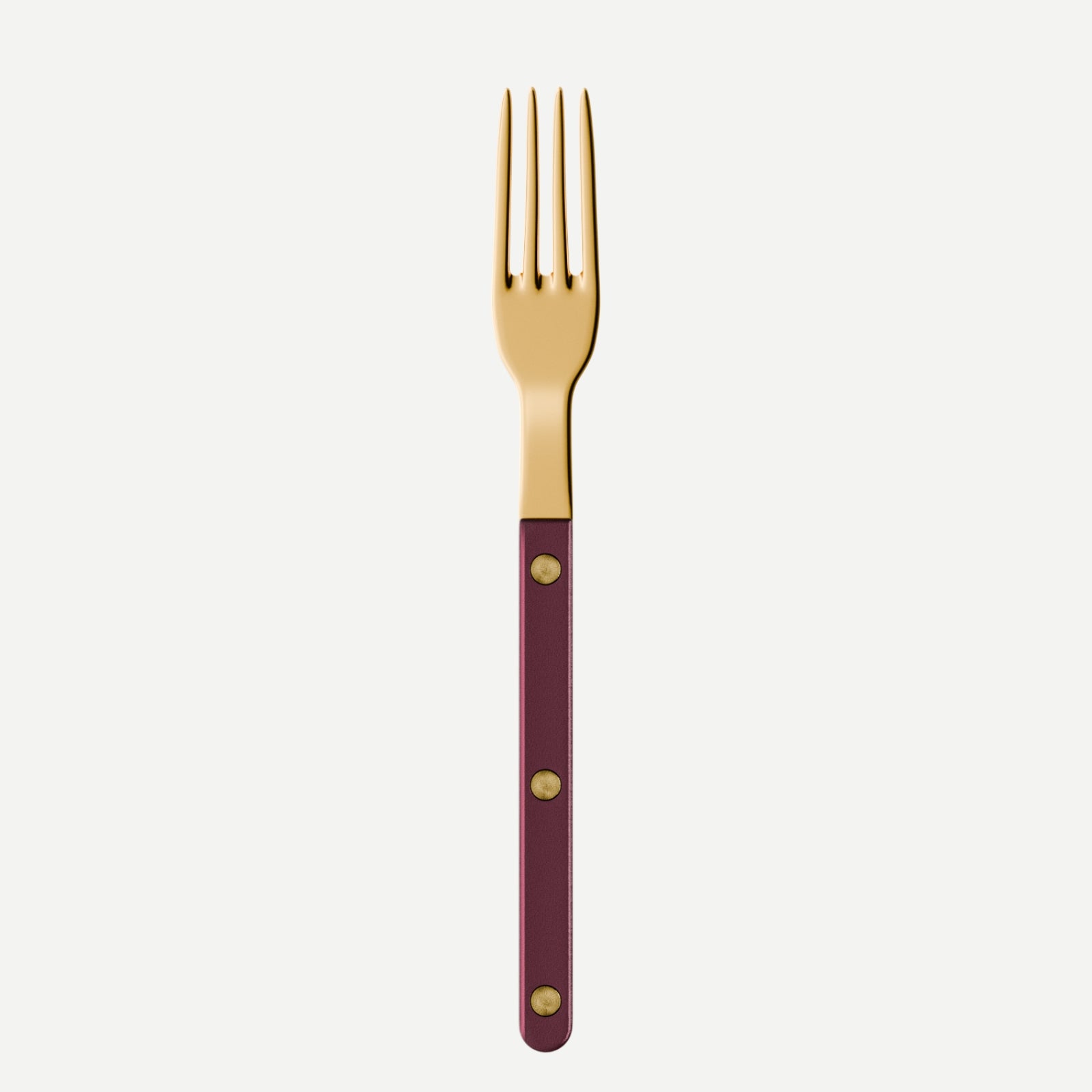 Bistrot Gold color Pearly, Aubergine - Small fork