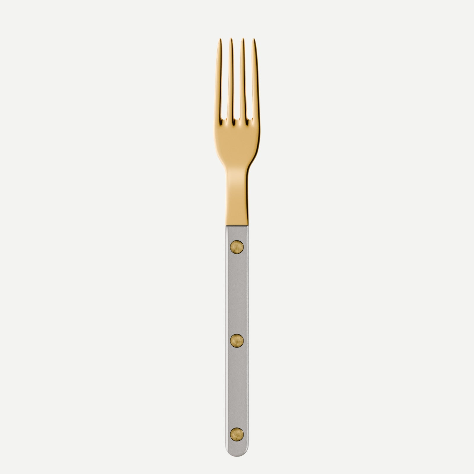Bistrot Gold color Pearly, Grey - Small fork