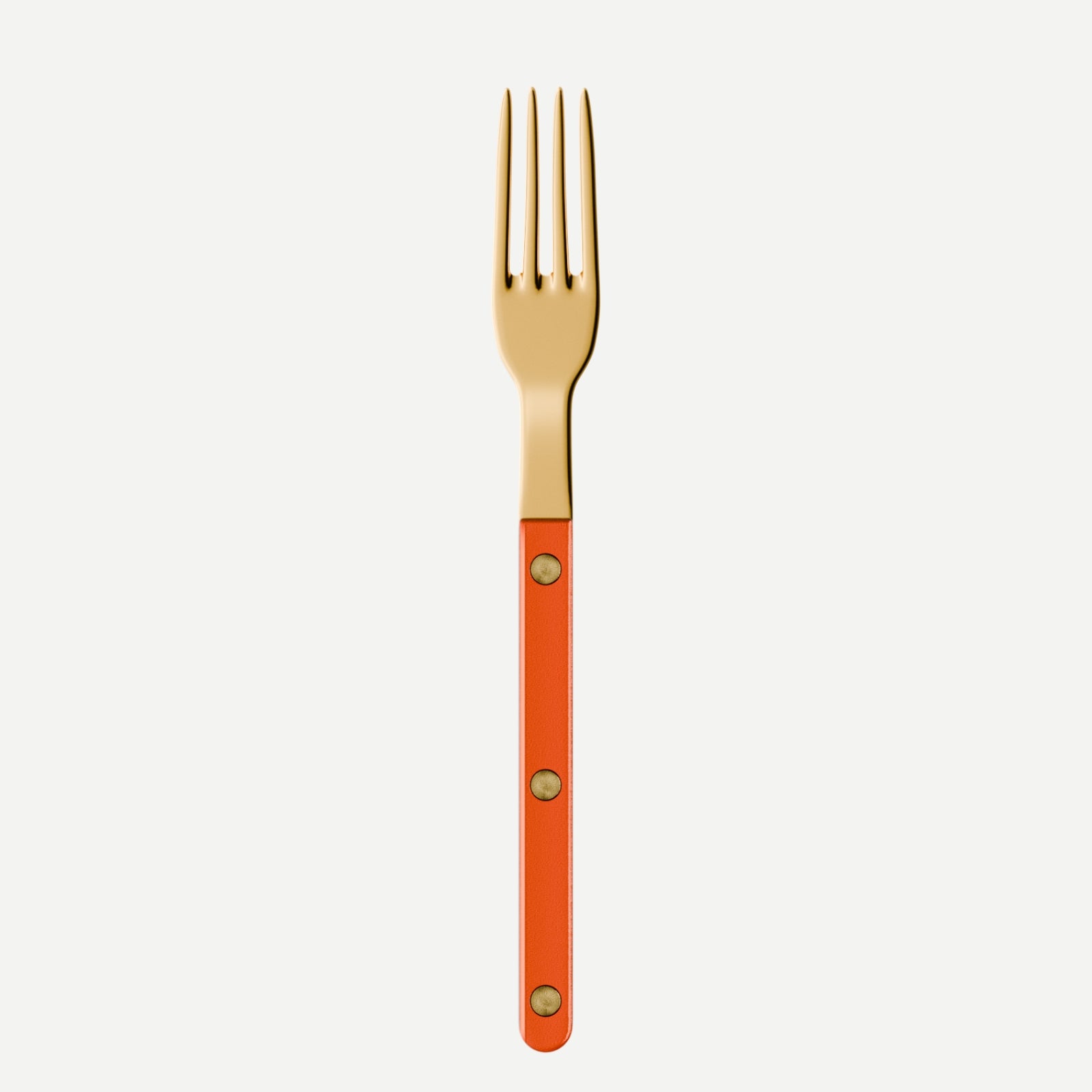 Bistrot Gold color Pearly, Orange - Small fork