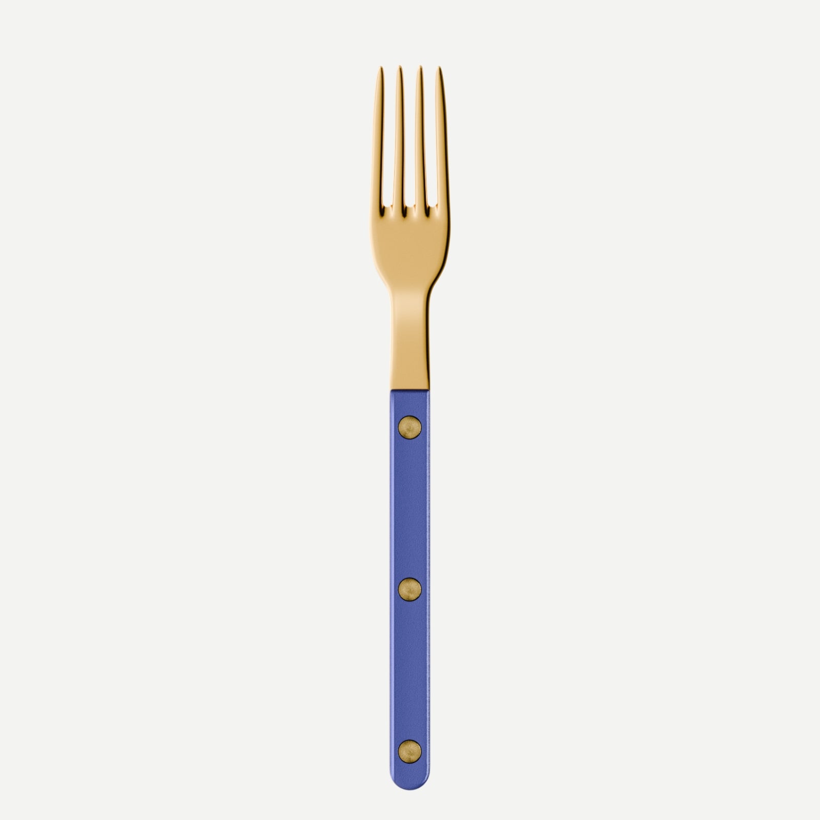 Bistrot Gold color Pearly, Lapis blue - Small fork