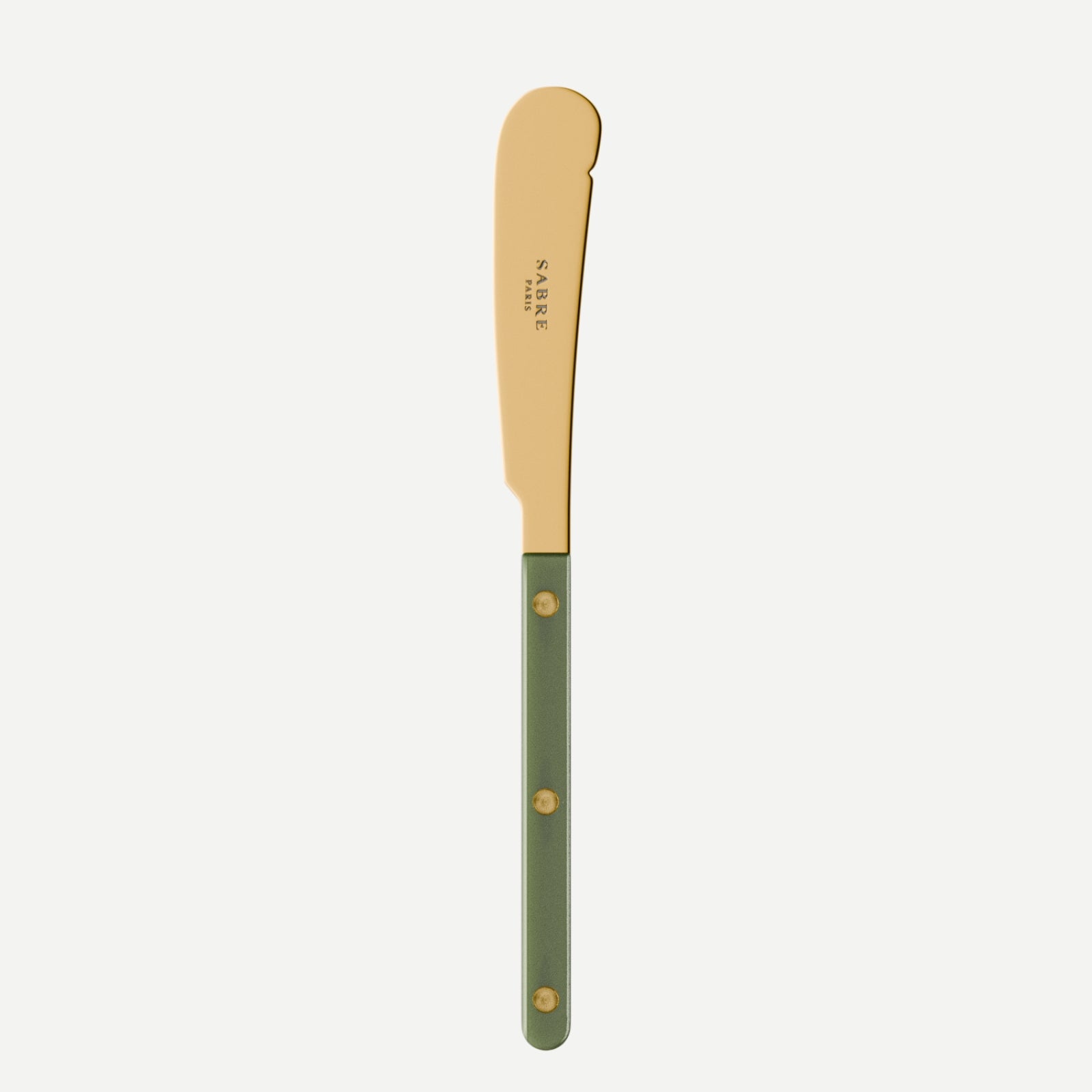 Bistrot Gold Pearly, Dark green - Butter knife