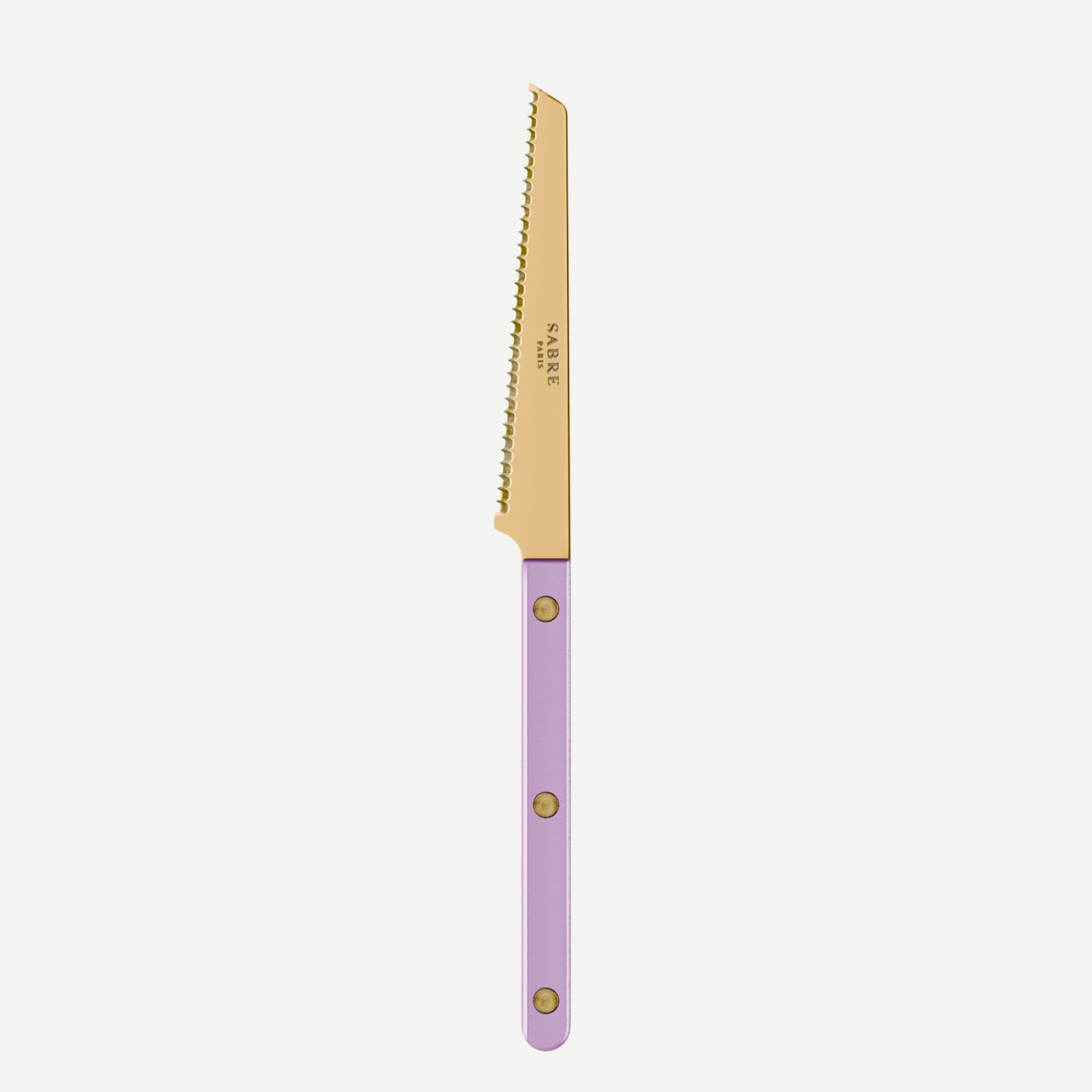 Bistrot Gold Pearly, Lilac - Tomato knife