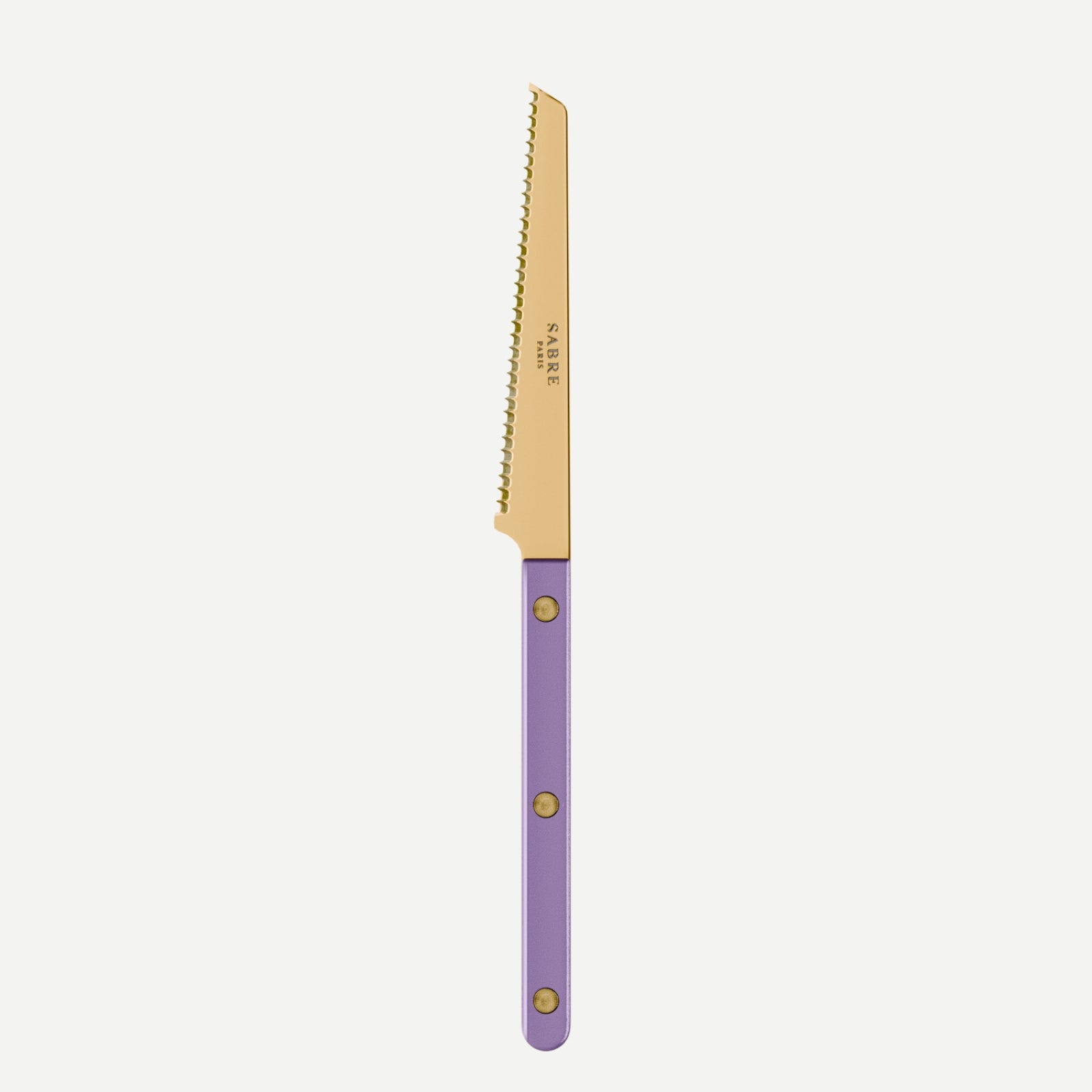 Bistrot Gold Pearly, Purple - Tomato knife