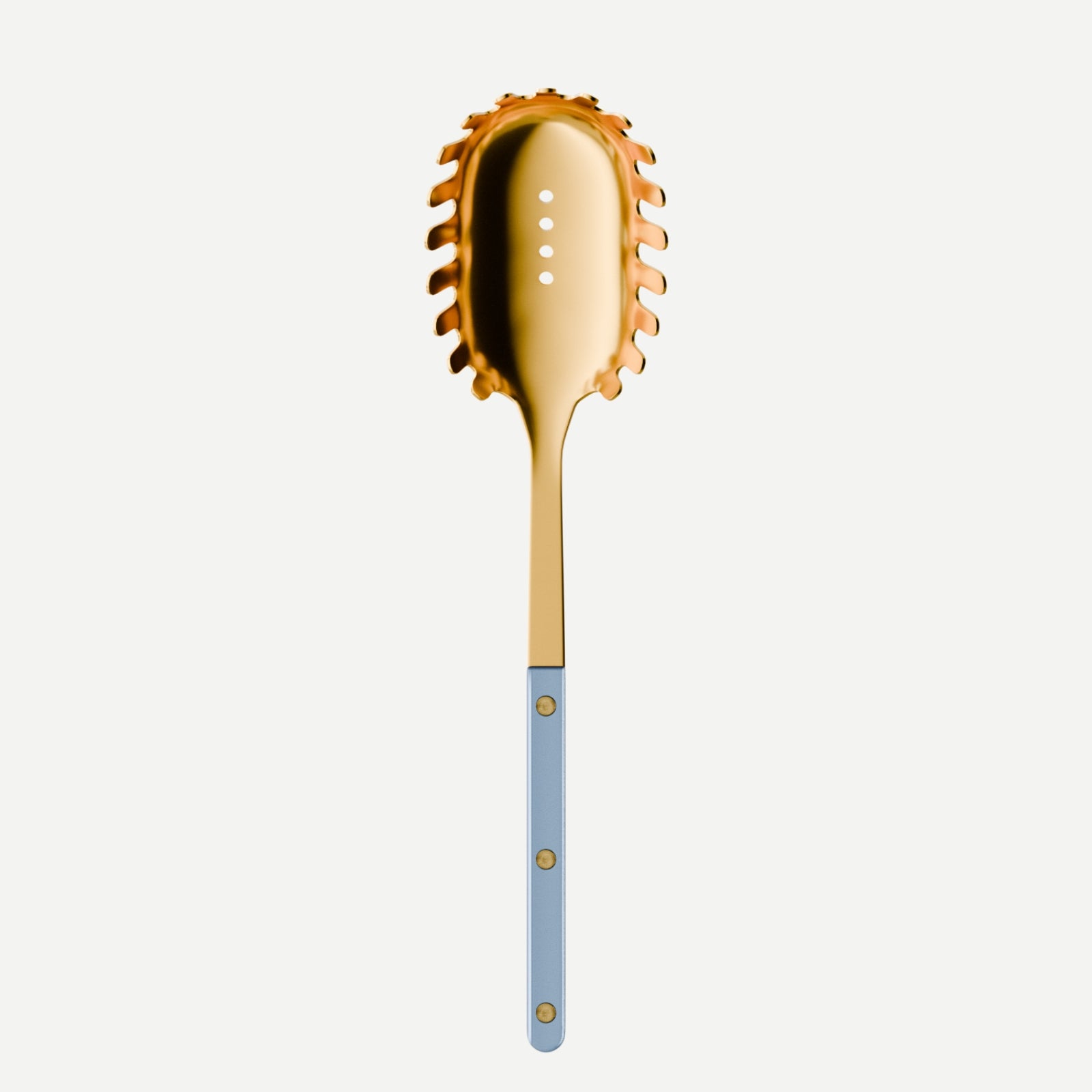 Bistrot Gold Pearly, Light blue - Spaghetti spoon