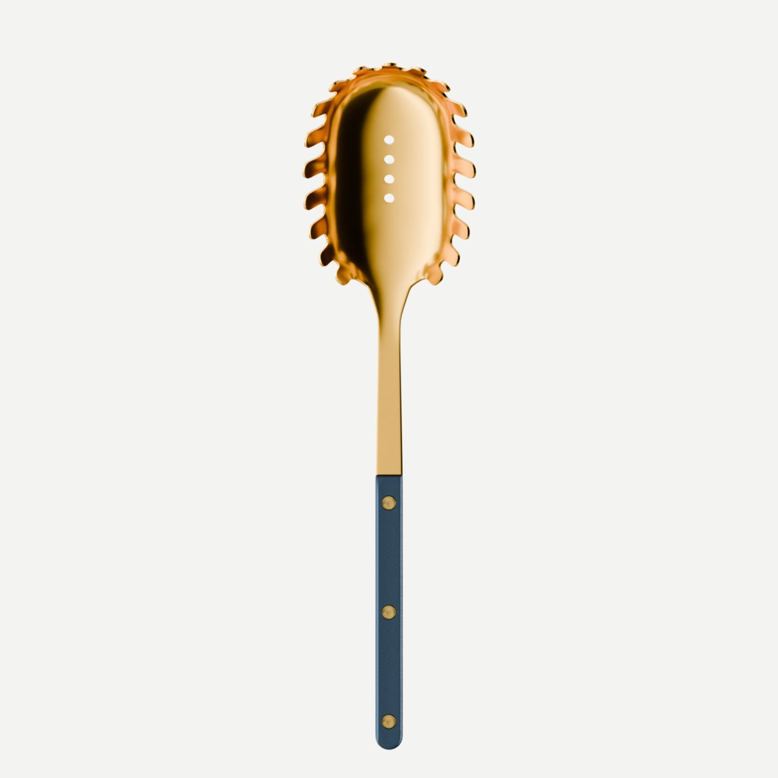 Bistrot Gold Pearly, Steel blue - Spaghetti spoon