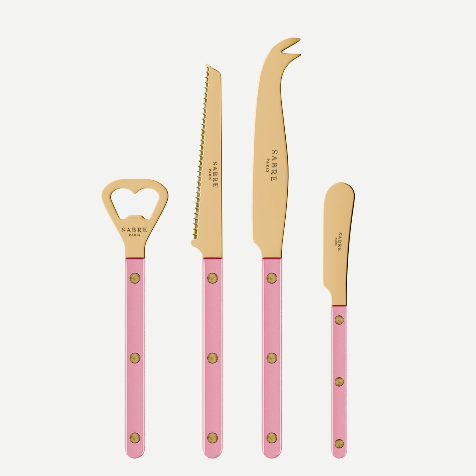 Bistrot Gold Pearly, Soft pink - Bistrot aperitif set