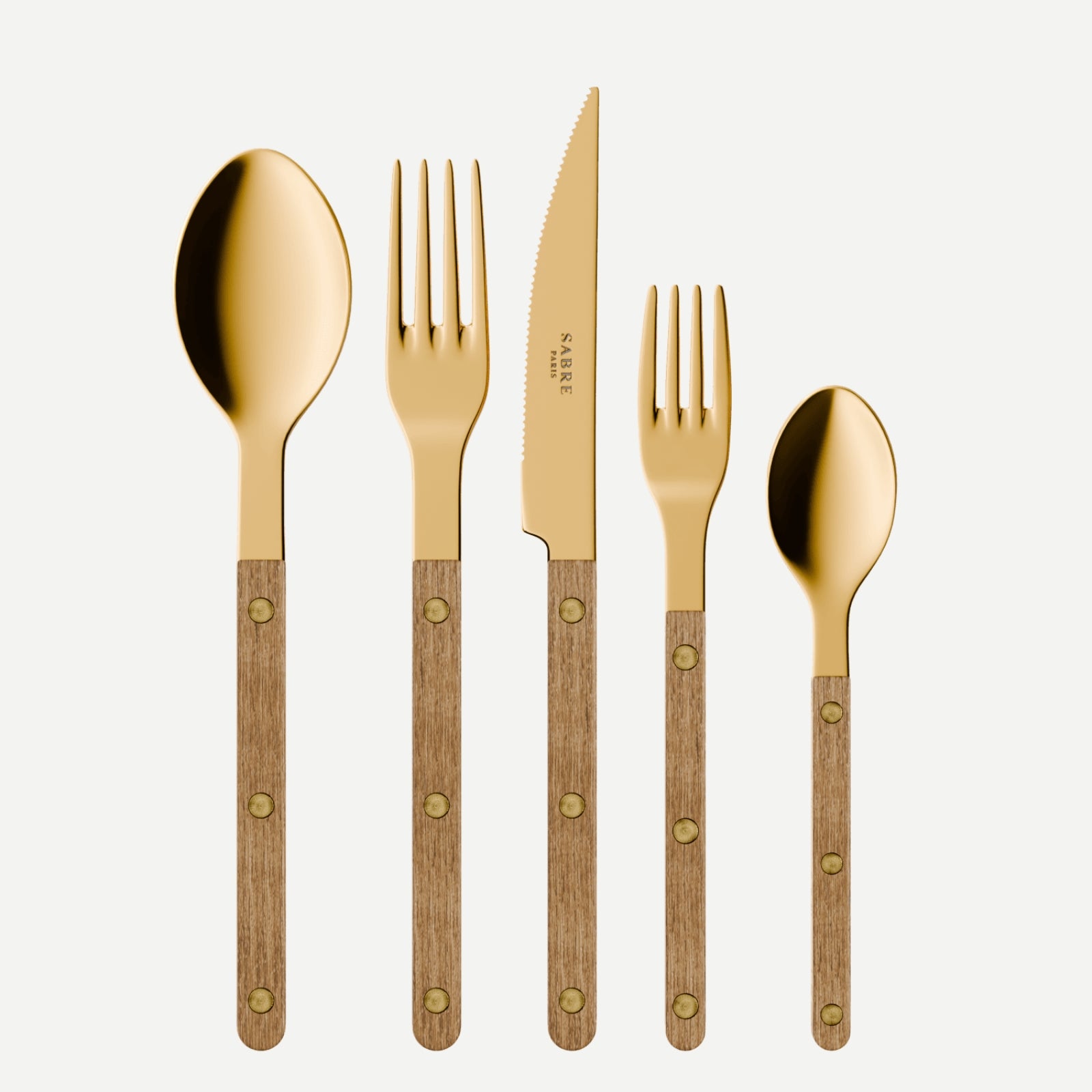Bistrot Gold Teak, Teak