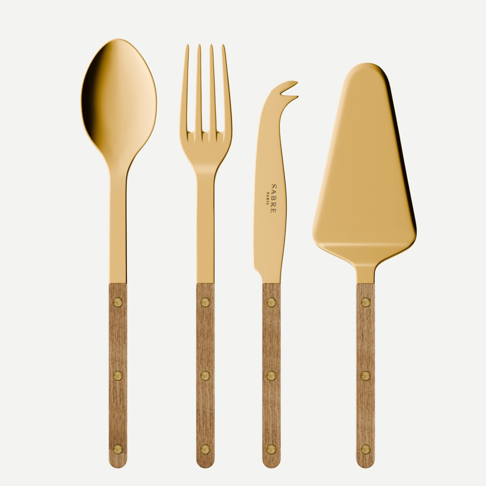 Bistrot Gold Teak, Teak