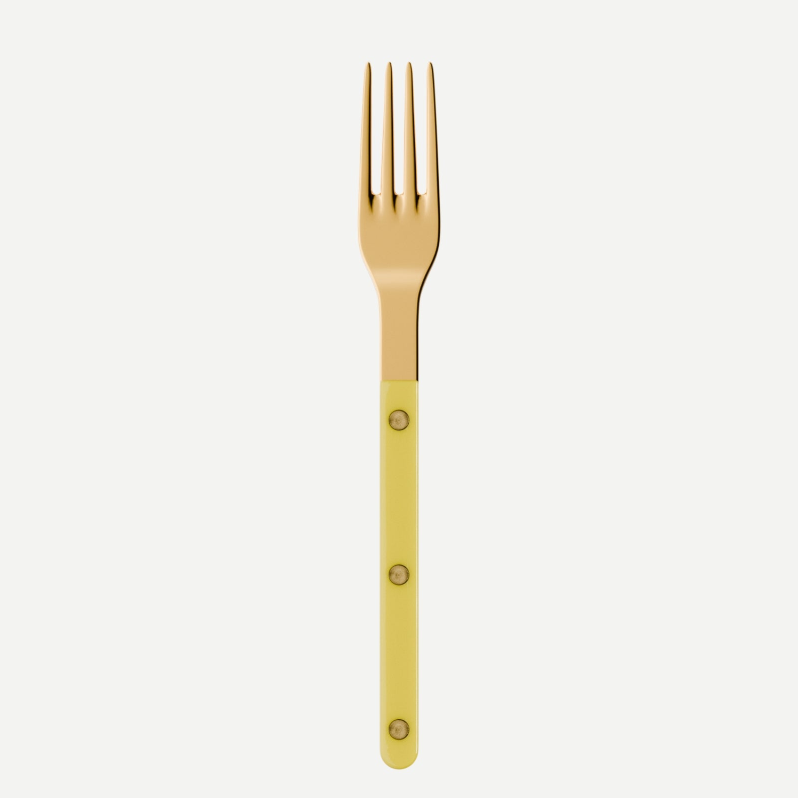 Bistrot Gold color Solid, Yellow - Dinner fork