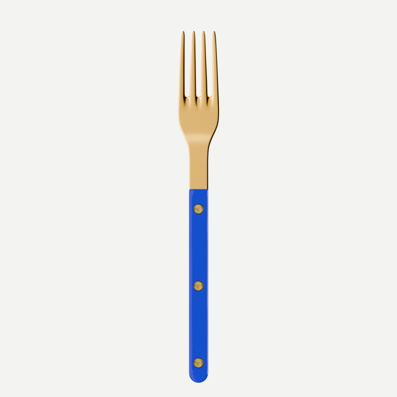 Bistrot Gold color Solid, Lapis blue - Dinner fork