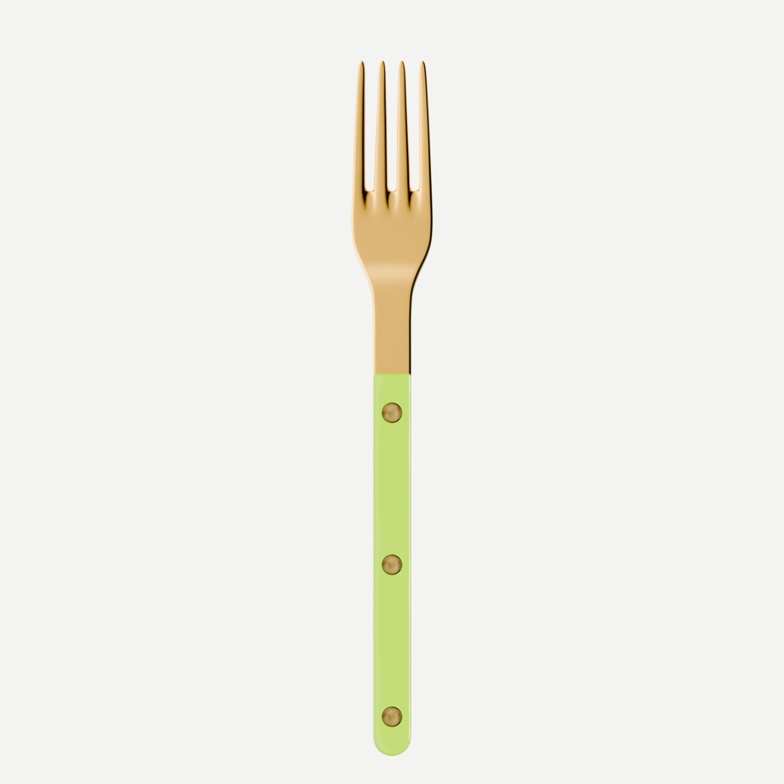 Bistrot Gold color Solid, Lime - Dinner fork
