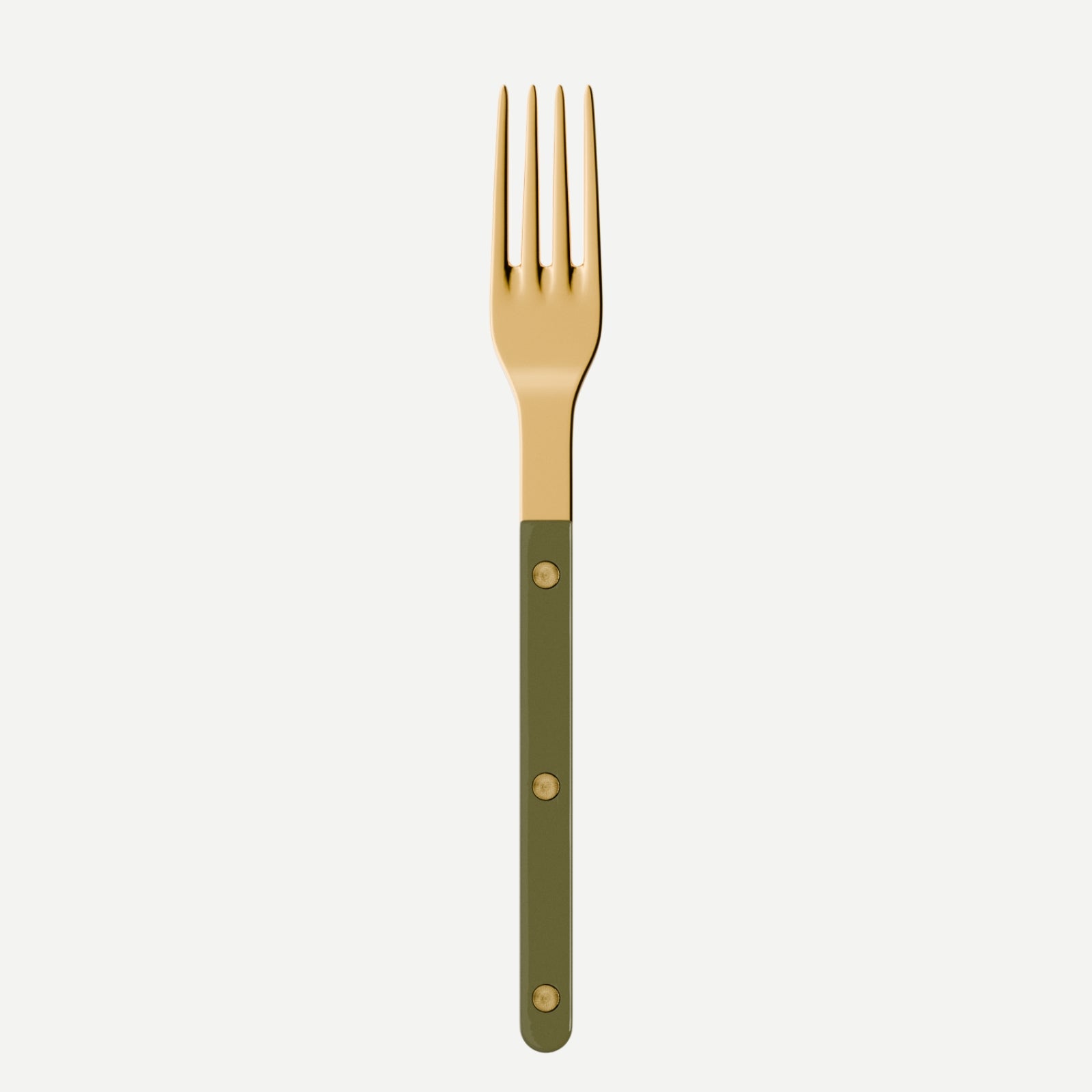 Bistrot Gold color Solid, Green fern - Dinner fork