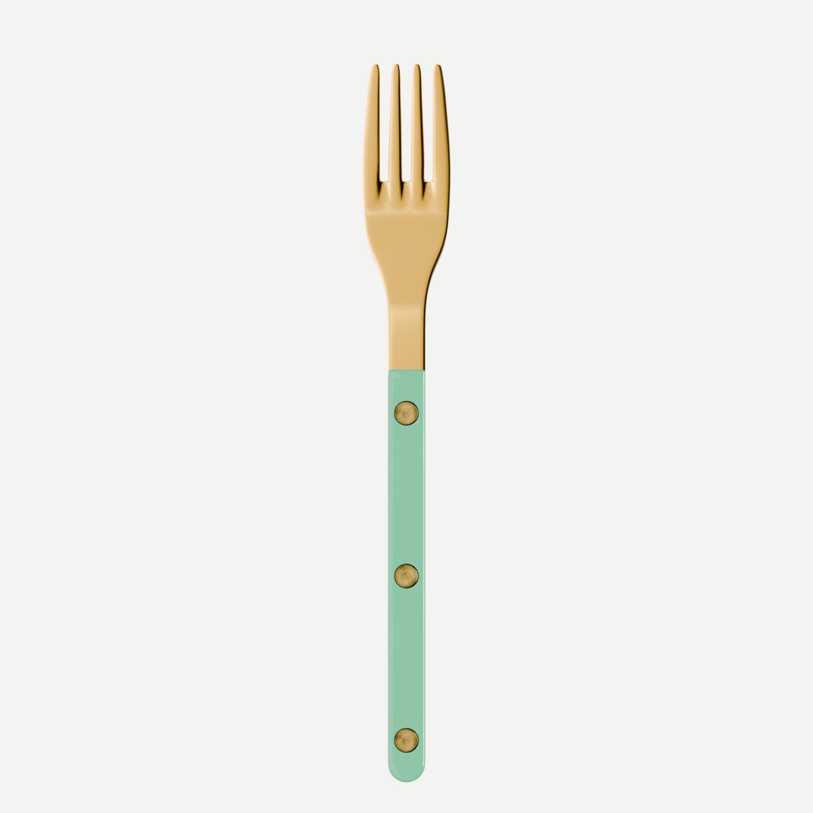 Bistrot Gold Solid, Pastel green - Salad fork
