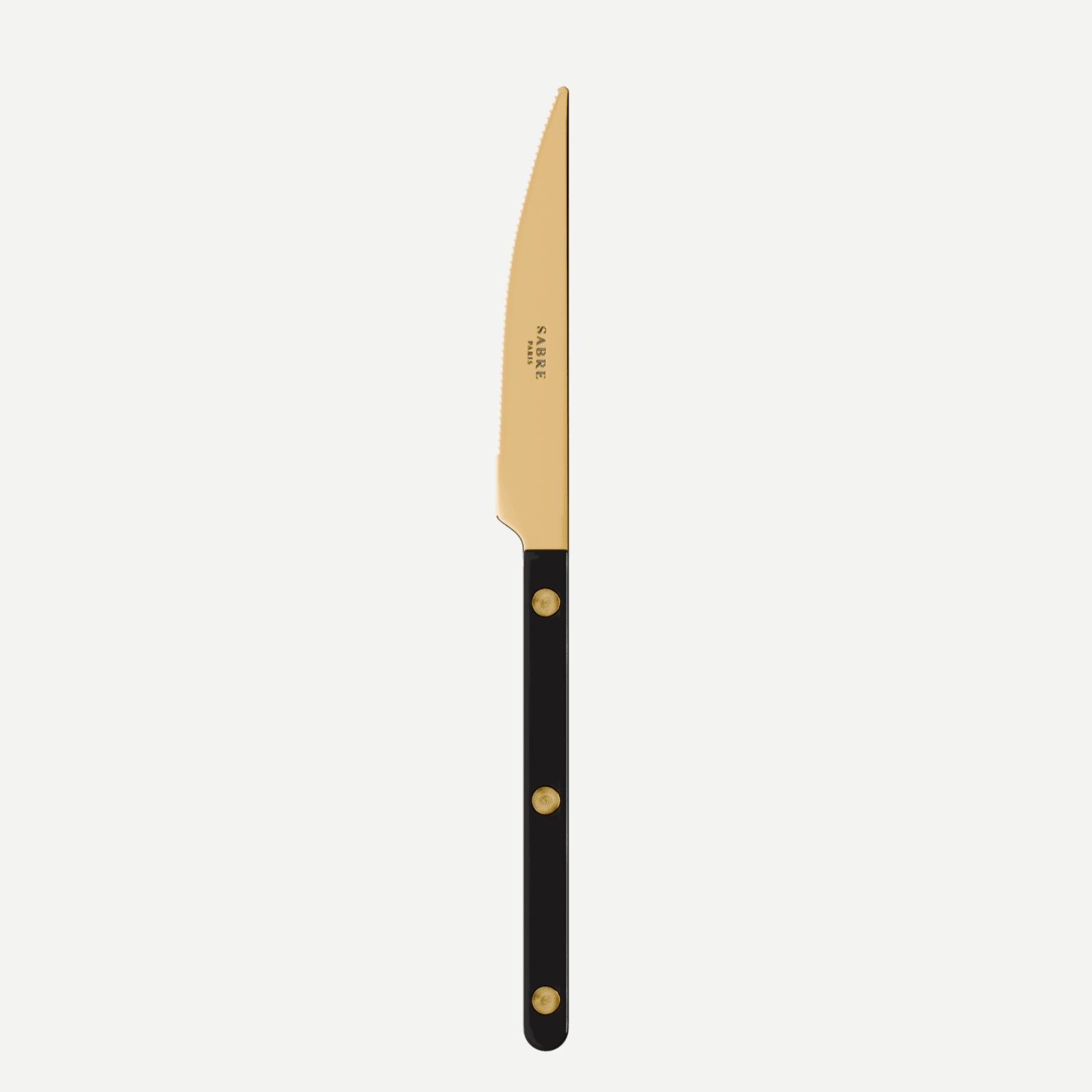 Bistrot Gold Solid, Black - Dessert knife