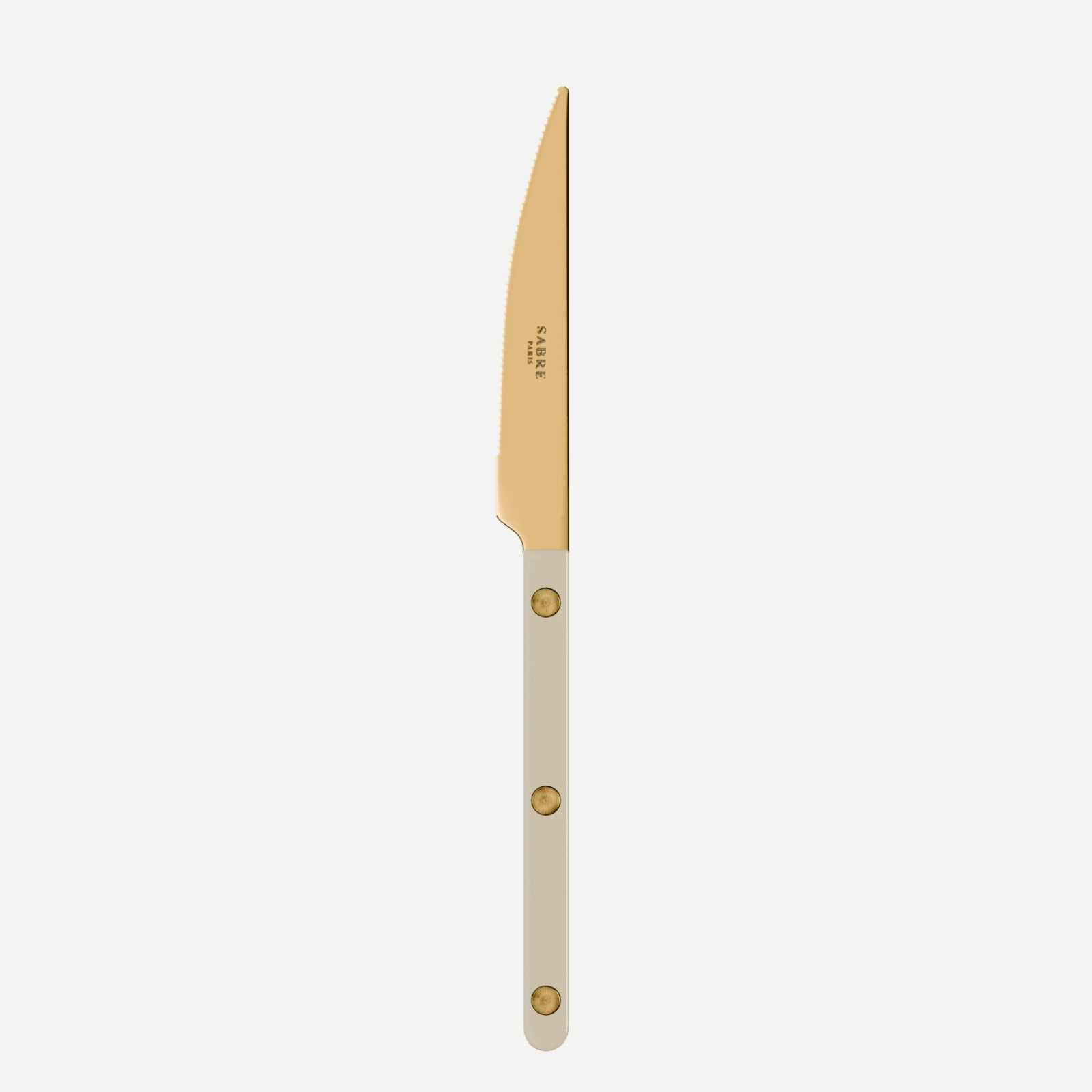 Bistrot Gold Solid, Light kaki - Dessert knife