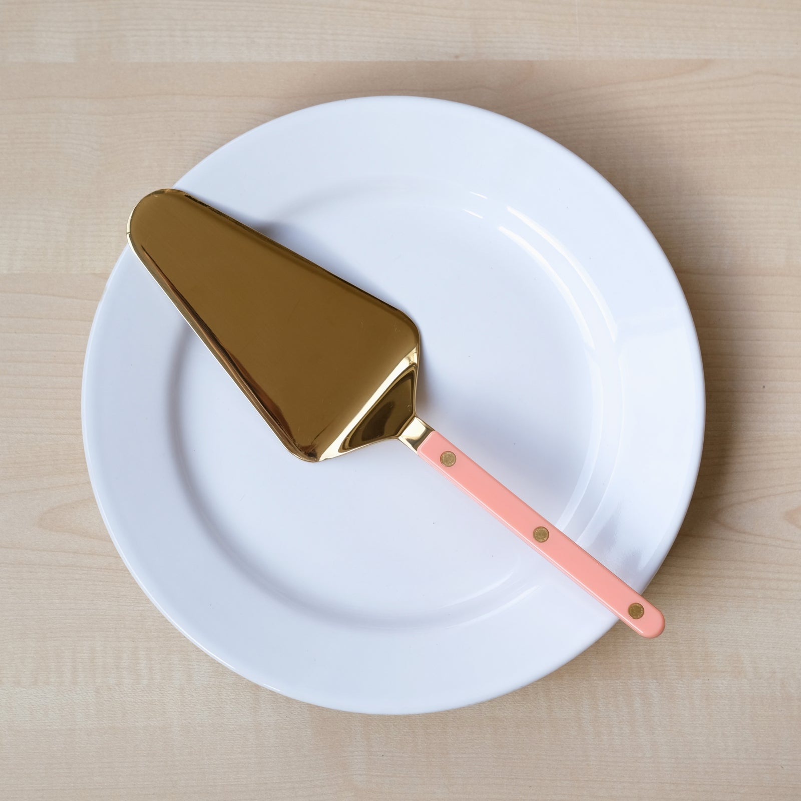 Bistrot Gold Solid, Nude Pink - Tart server