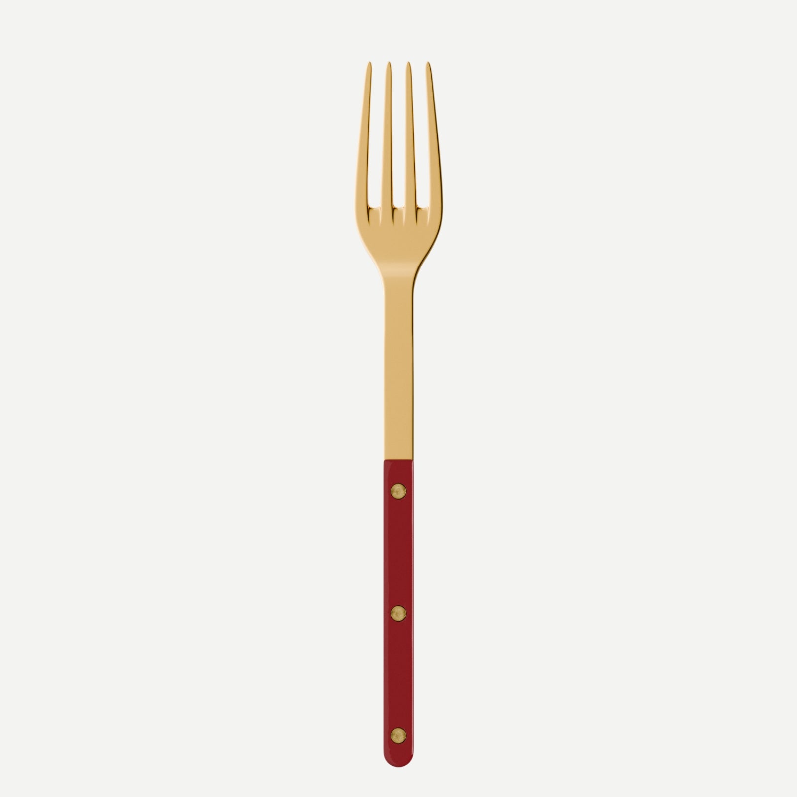Bistrot Gold Solid, Burgundy - Serving fork