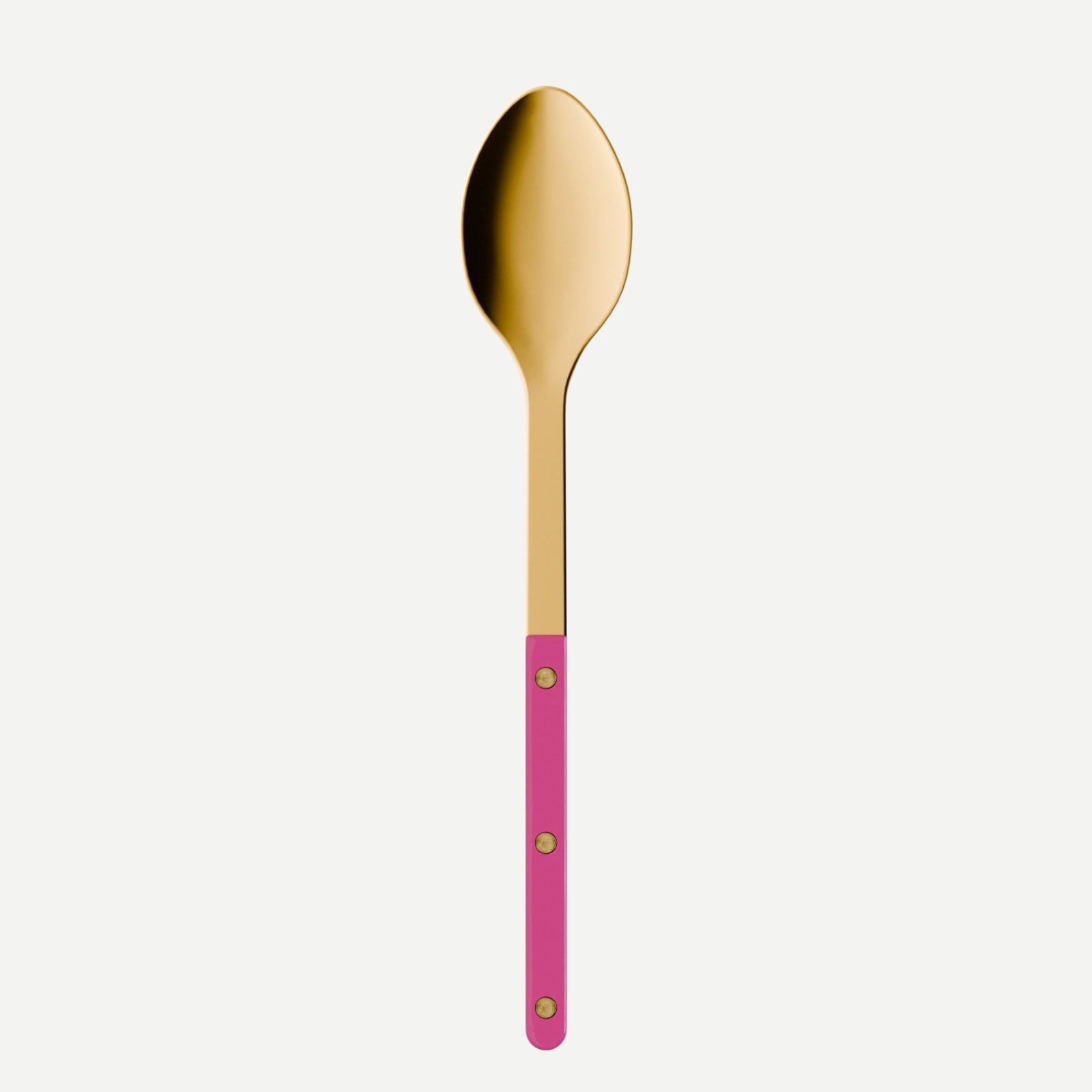Bistrot Gold Solid, Raspberry - Serving spoon