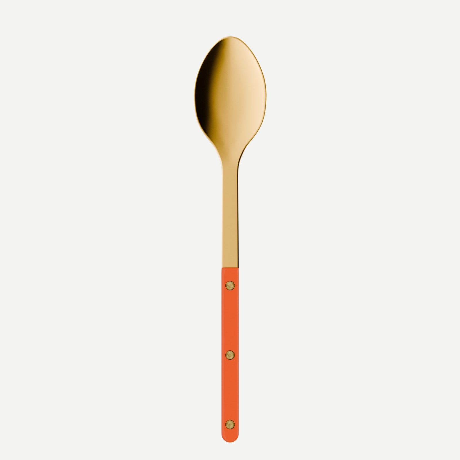 Bistrot Gold color Solid, Orange - Serving spoon